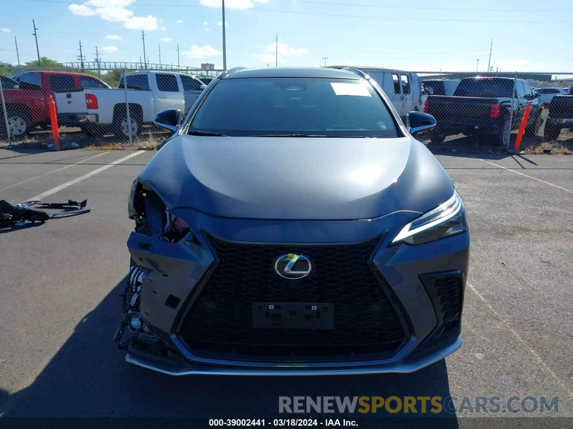 13 Фотография поврежденного автомобиля JTJKGCEZ9R2012725 LEXUS NX 350 2024