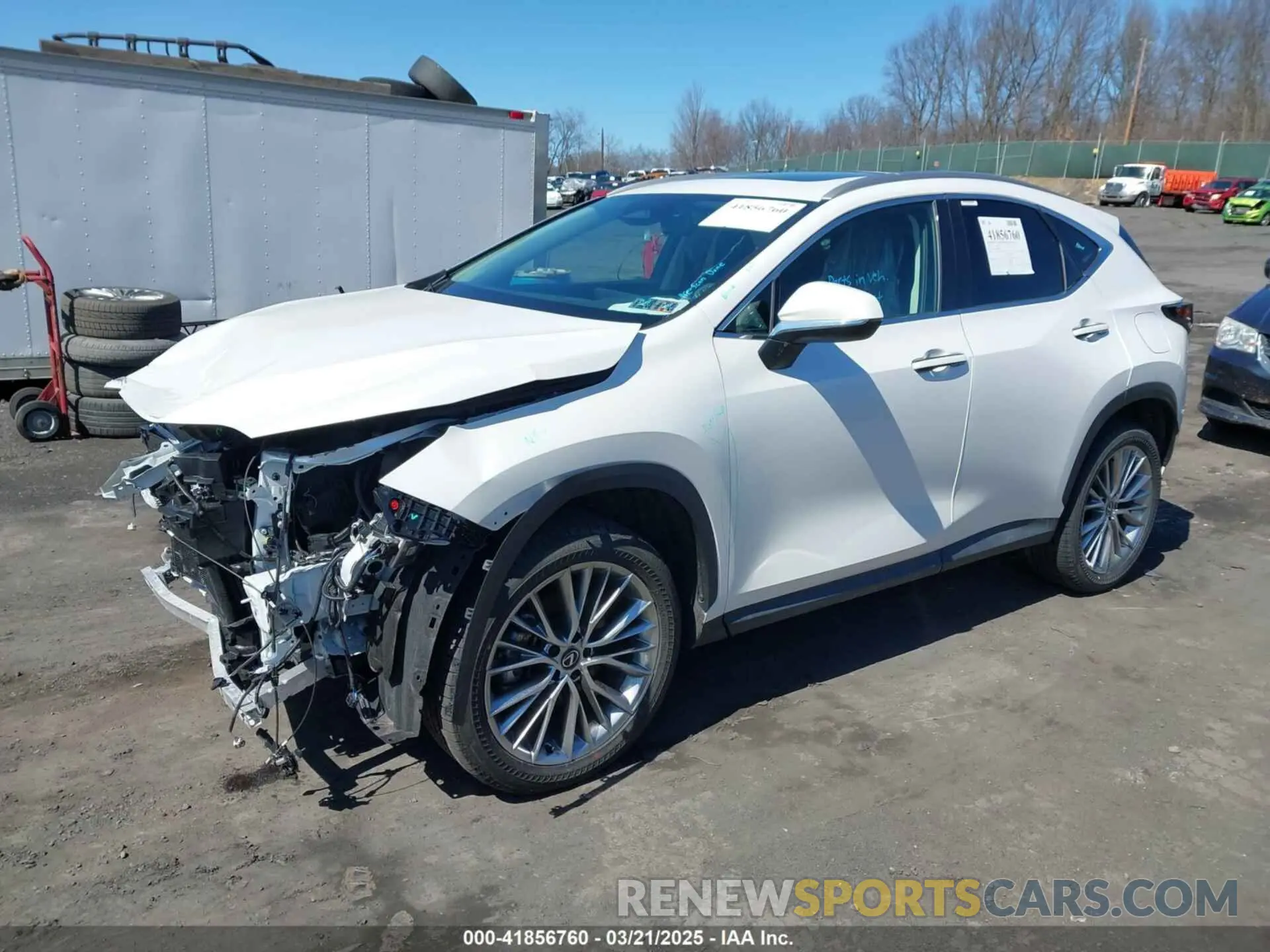 2 Фотография поврежденного автомобиля 2T2GGCEZ1SC067262 LEXUS NX 350 2025