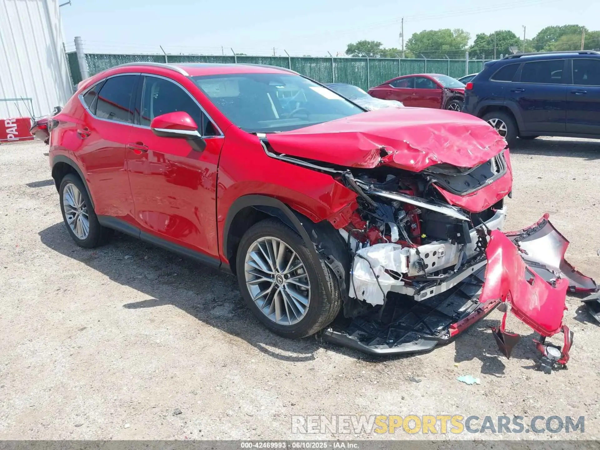 1 Photograph of a damaged car 2T2GGCEZ9SC071544 LEXUS NX 350 2025