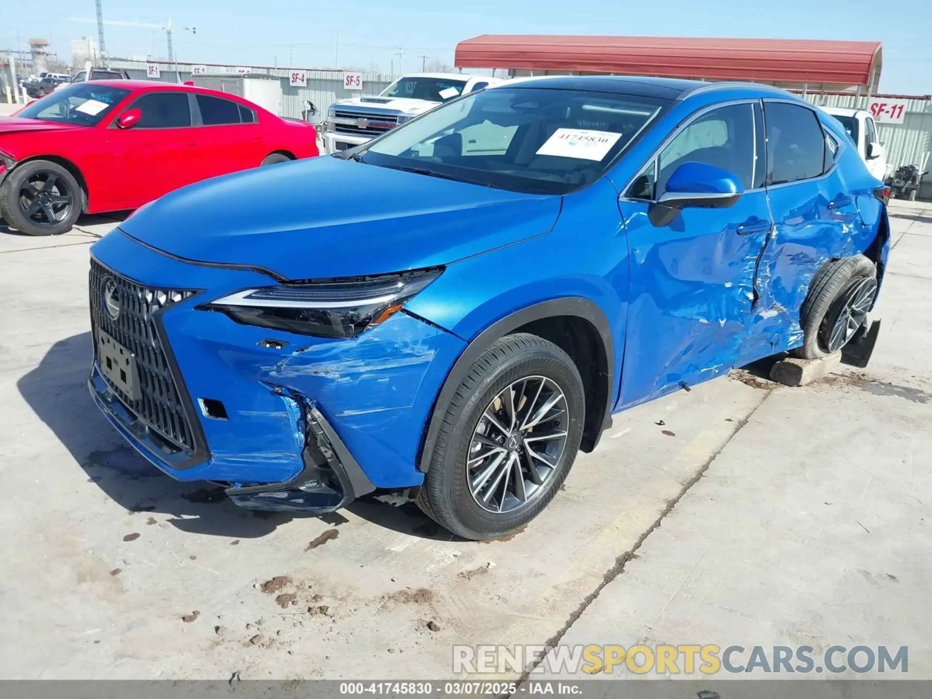 2 Photograph of a damaged car JTJHGCEZ5S2020093 LEXUS NX 350 2025