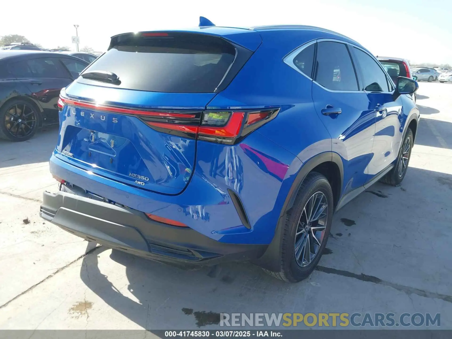 4 Photograph of a damaged car JTJHGCEZ5S2020093 LEXUS NX 350 2025