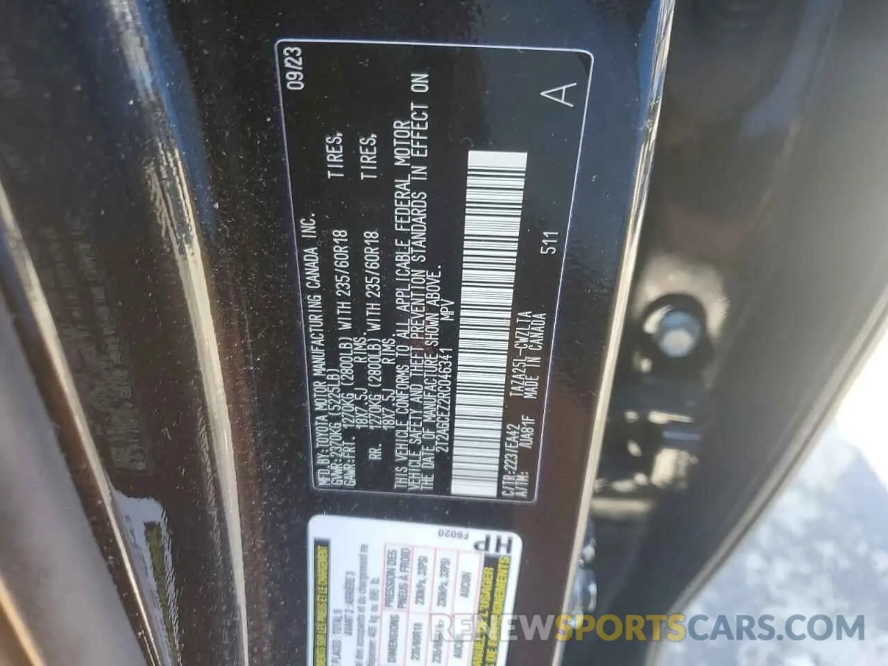 13 Photograph of a damaged car 2T2AGCEZ2RC046341 LEXUS NX 350 BAS 2024