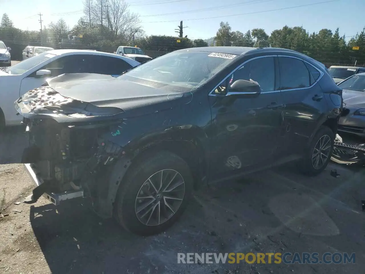 1 Фотография поврежденного автомобиля JTJAGCEZ7R5009008 LEXUS NX 350 BAS 2024