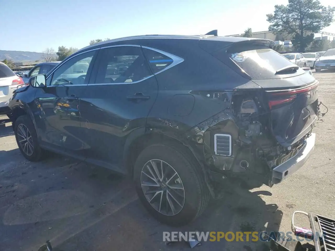 2 Фотография поврежденного автомобиля JTJAGCEZ7R5009008 LEXUS NX 350 BAS 2024
