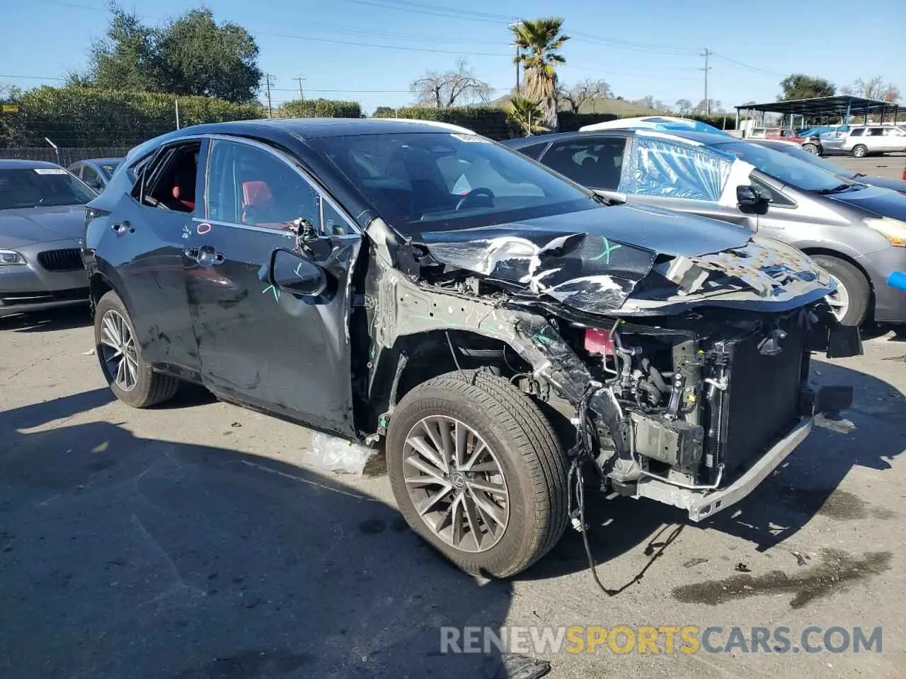 4 Фотография поврежденного автомобиля JTJAGCEZ7R5009008 LEXUS NX 350 BAS 2024