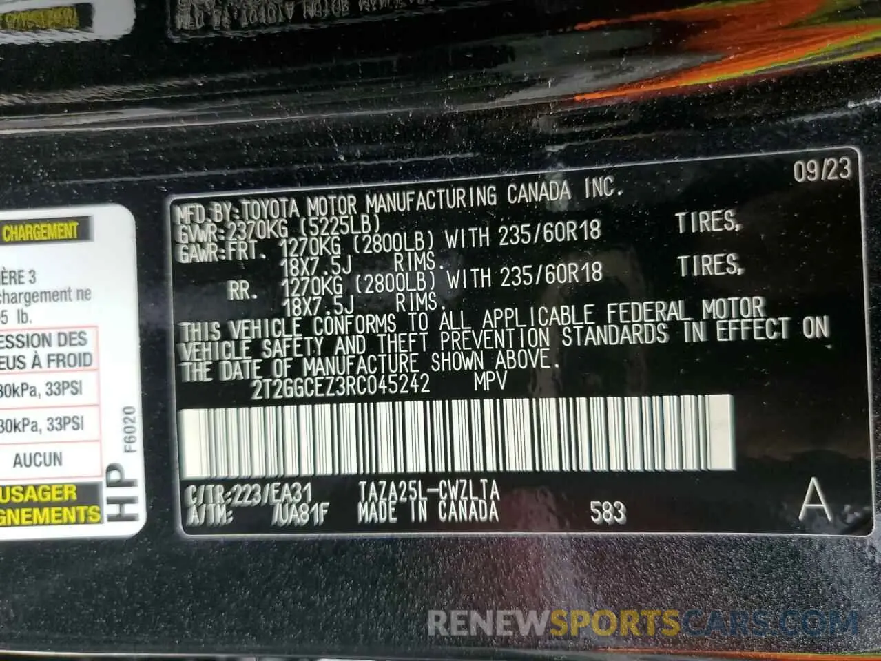 13 Фотография поврежденного автомобиля 2T2GGCEZ3RC045242 LEXUS NX 350 PRE 2024