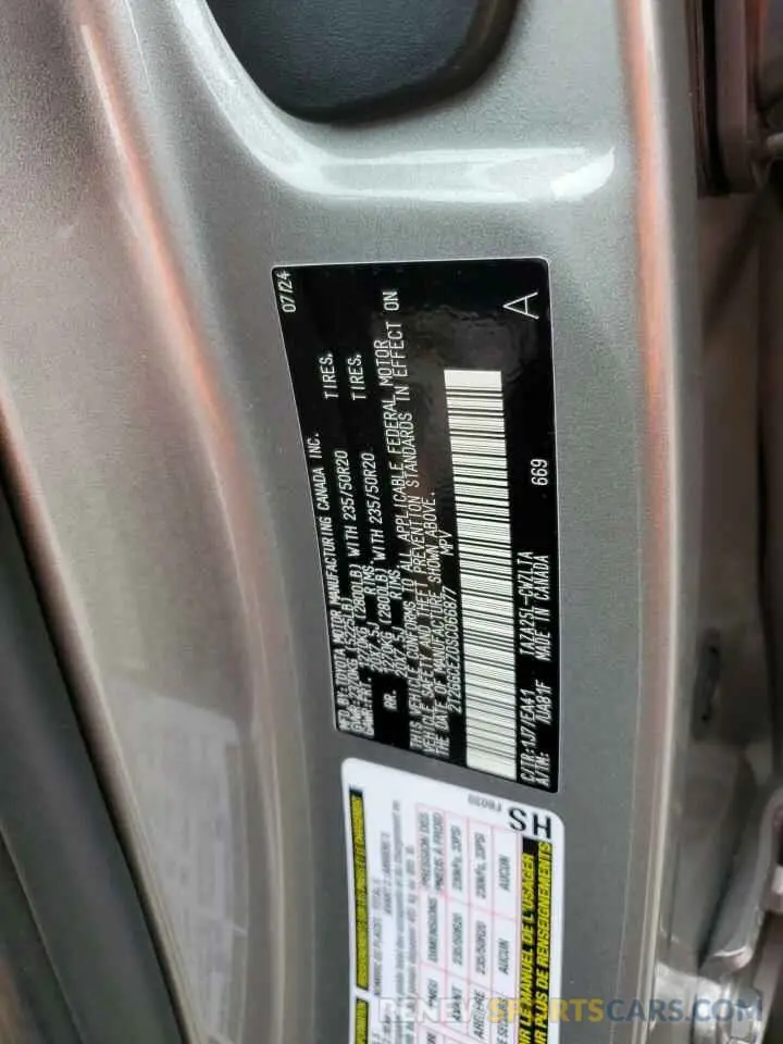 13 Photograph of a damaged car 2T2GGCEZ0SC066877 LEXUS NX 350 PRE 2025