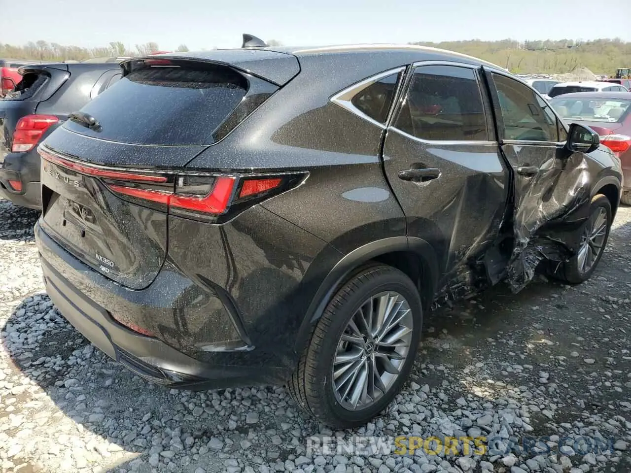 3 Photograph of a damaged car 2T2GGCEZ1SC073837 LEXUS NX 350 PRE 2025