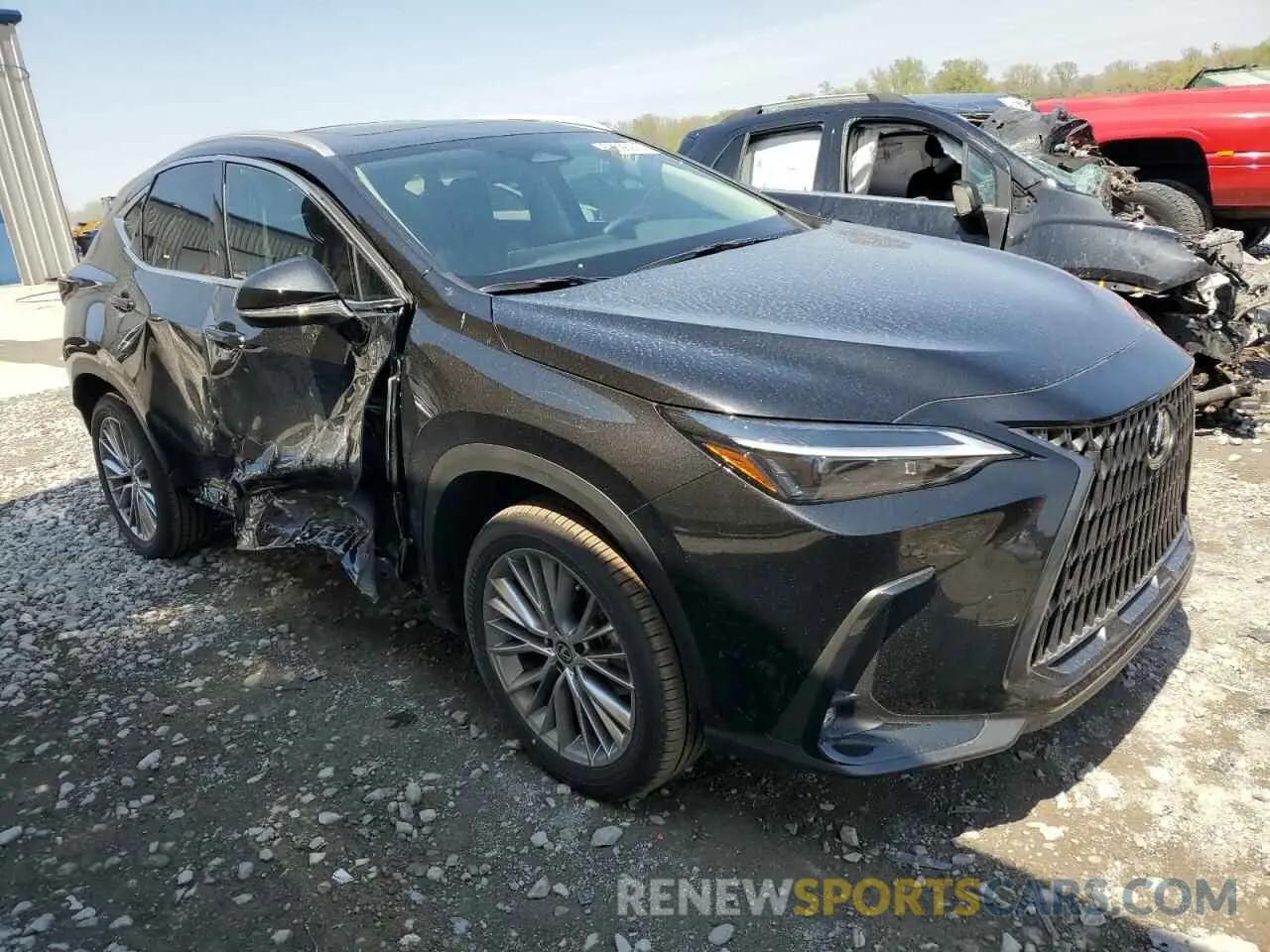 4 Photograph of a damaged car 2T2GGCEZ1SC073837 LEXUS NX 350 PRE 2025