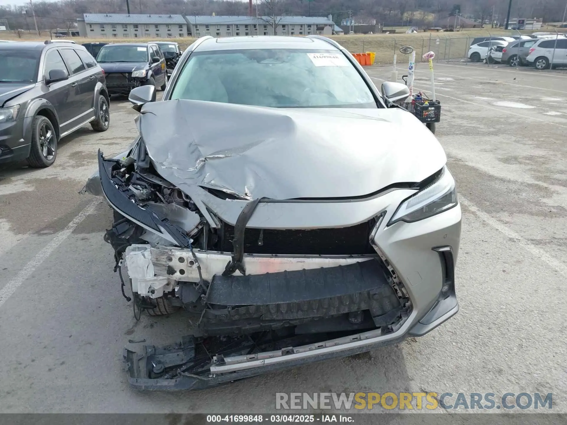 13 Фотография поврежденного автомобиля 2T2GKCEZ3NC001105 LEXUS NX 350H 2022