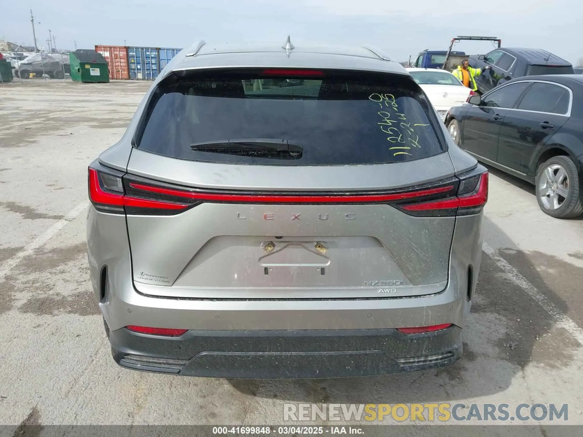 17 Фотография поврежденного автомобиля 2T2GKCEZ3NC001105 LEXUS NX 350H 2022
