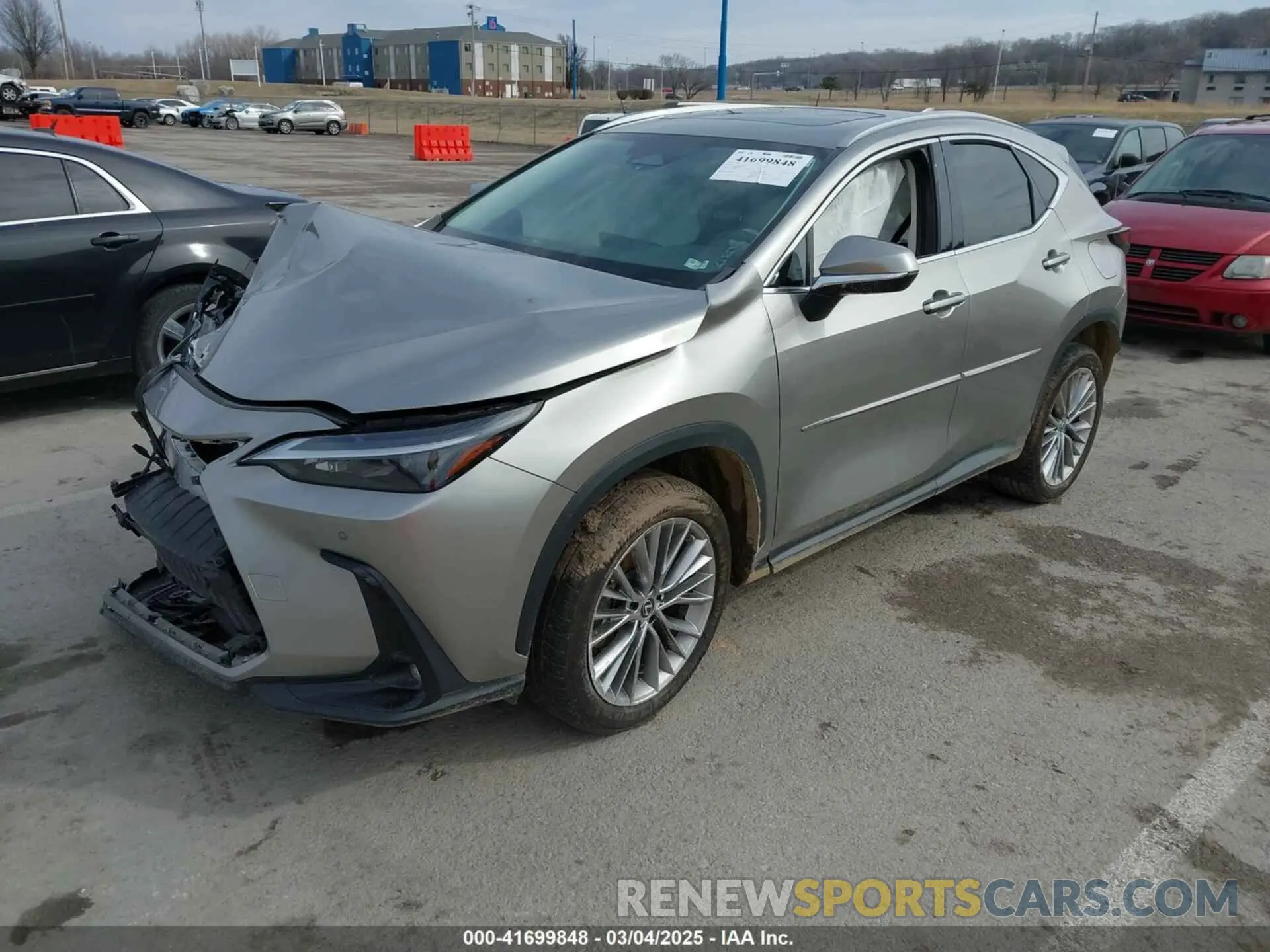 2 Фотография поврежденного автомобиля 2T2GKCEZ3NC001105 LEXUS NX 350H 2022