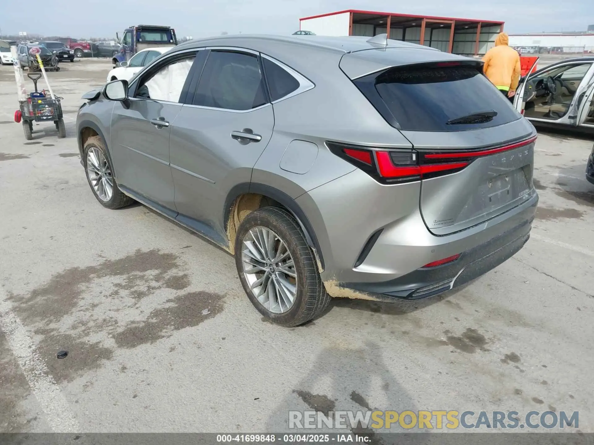 3 Фотография поврежденного автомобиля 2T2GKCEZ3NC001105 LEXUS NX 350H 2022