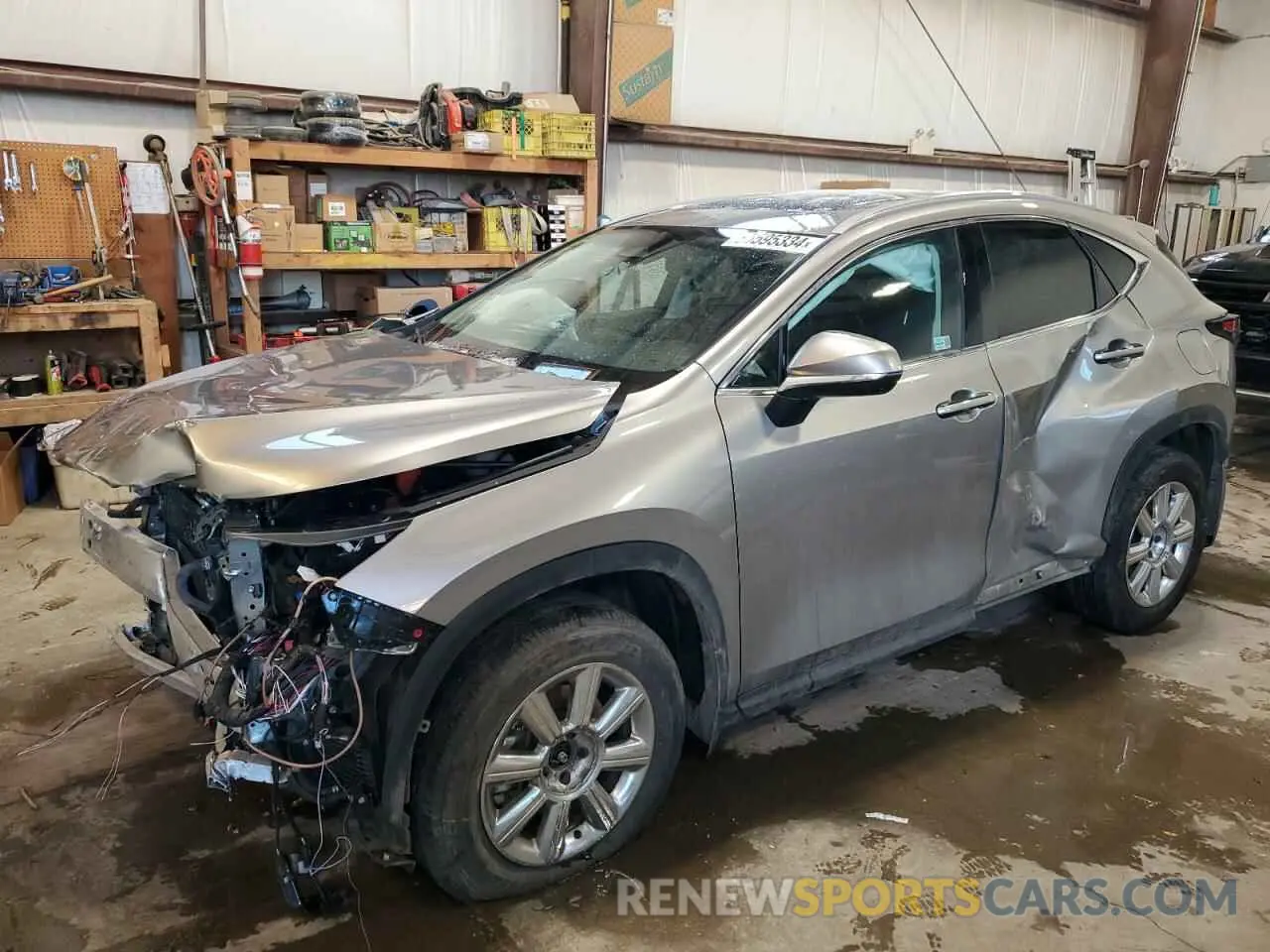 1 Photograph of a damaged car 2T2GKCEZ4NC003932 LEXUS NX 350H 2022