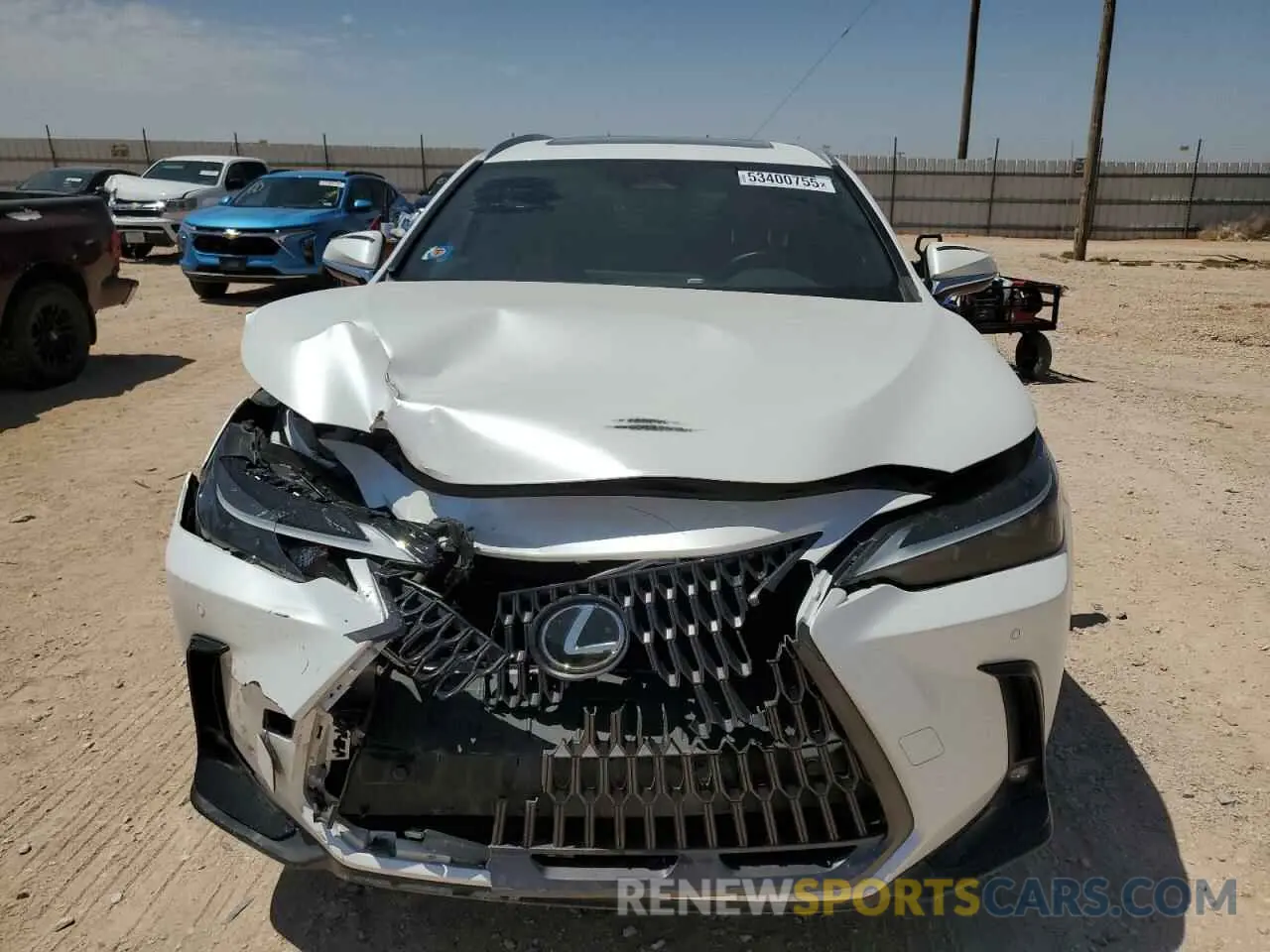 5 Photograph of a damaged car 2T2GKCEZ5NC005754 LEXUS NX 350H 2022