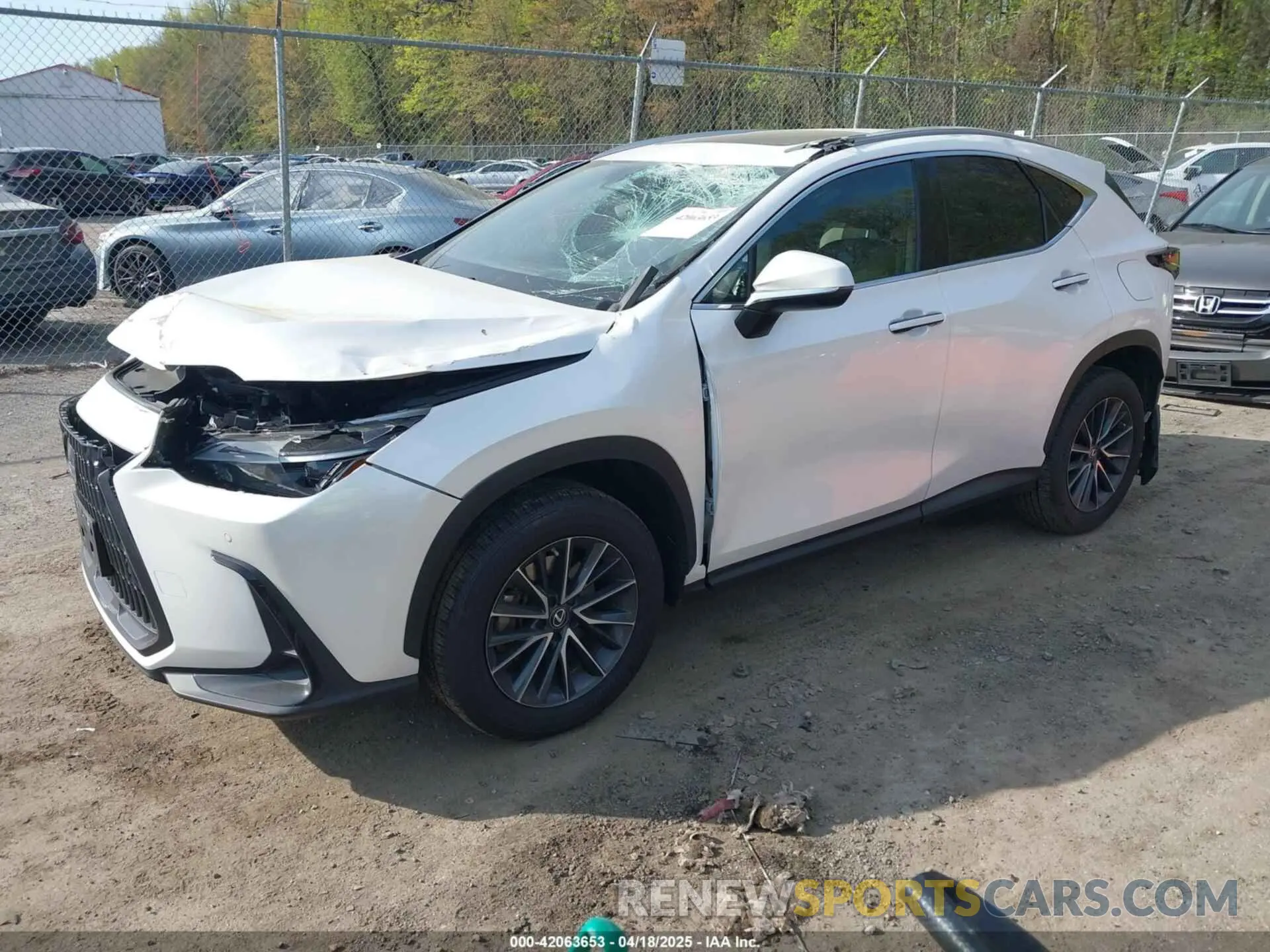 2 Фотография поврежденного автомобиля 2T2GKCEZ6NC002264 LEXUS NX 350H 2022
