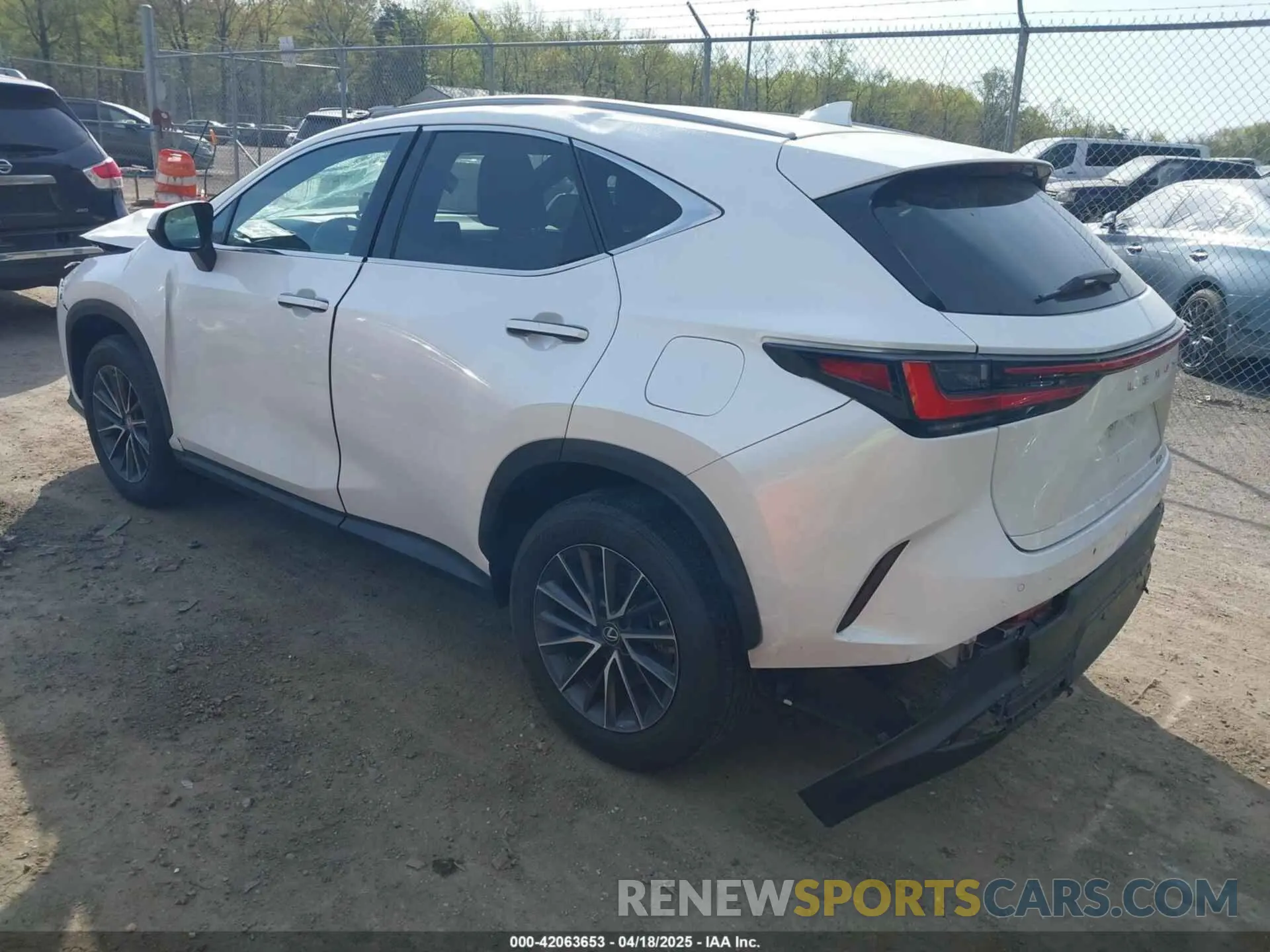 3 Фотография поврежденного автомобиля 2T2GKCEZ6NC002264 LEXUS NX 350H 2022
