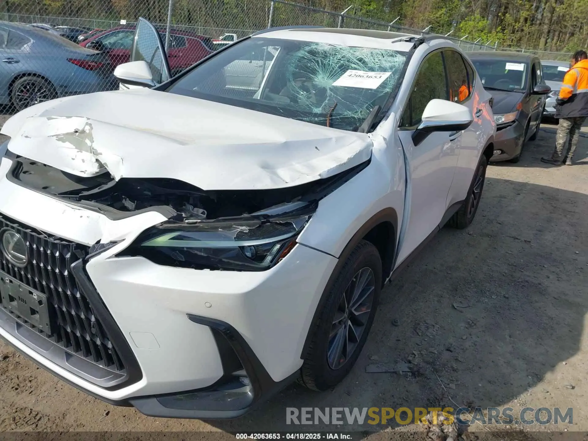 6 Фотография поврежденного автомобиля 2T2GKCEZ6NC002264 LEXUS NX 350H 2022