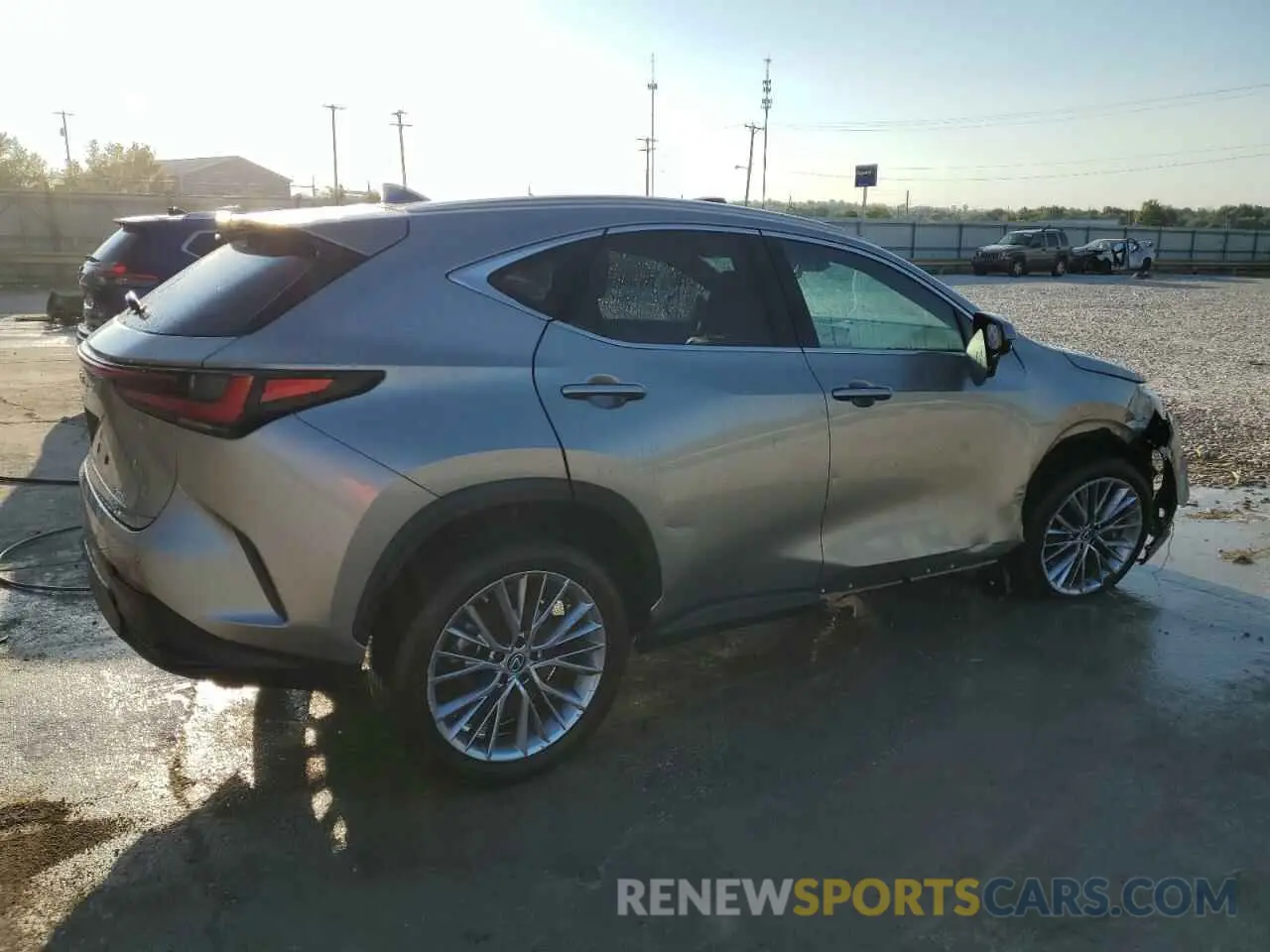 3 Фотография поврежденного автомобиля 2T2GKCEZ9NC003070 LEXUS NX 350H 2022