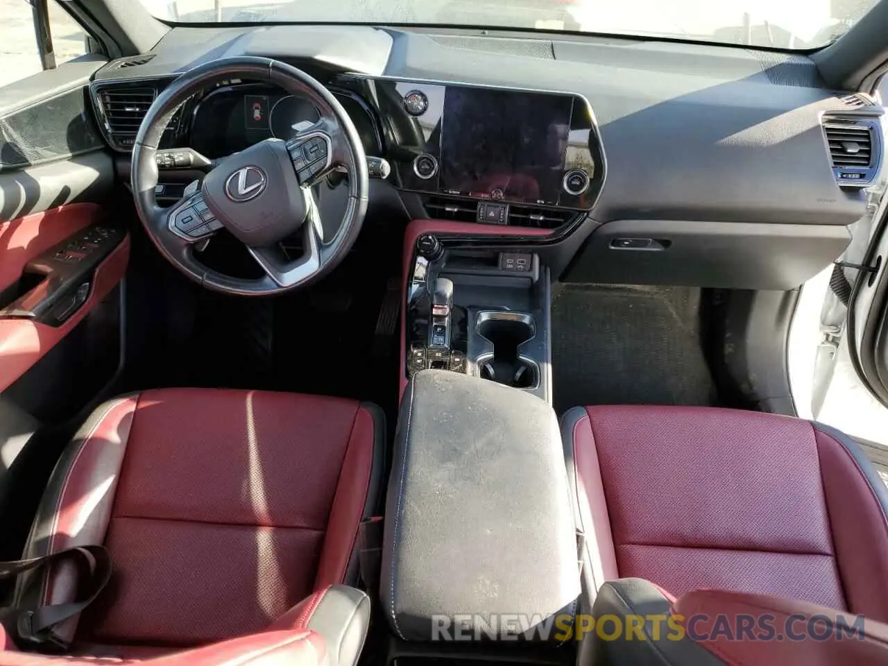 8 Фотография поврежденного автомобиля JTJAKCEZ0N2000242 LEXUS NX 350H 2022
