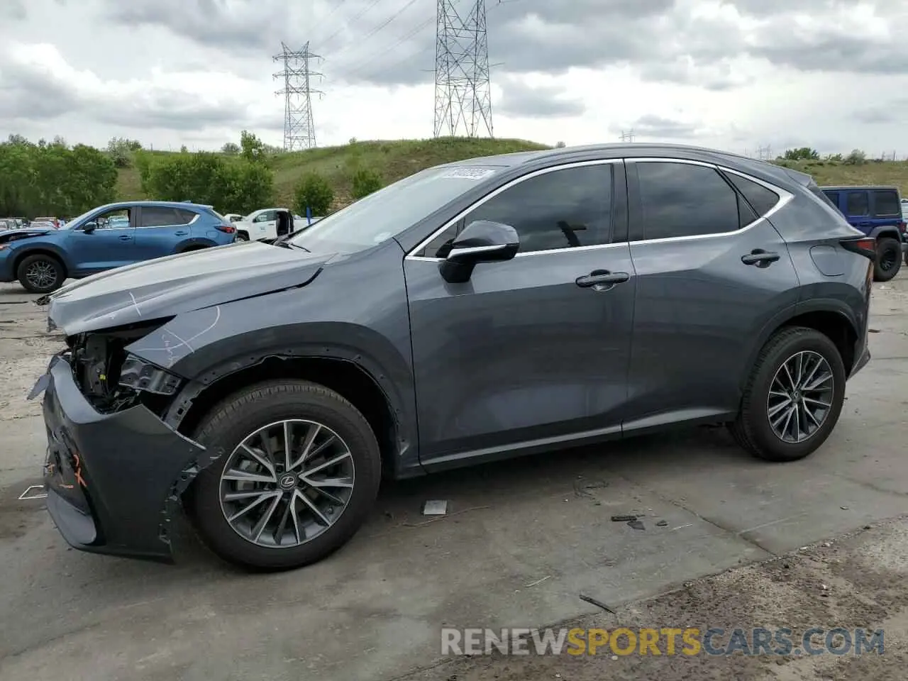 1 Фотография поврежденного автомобиля JTJAKCEZ0N5001874 LEXUS NX 350H 2022