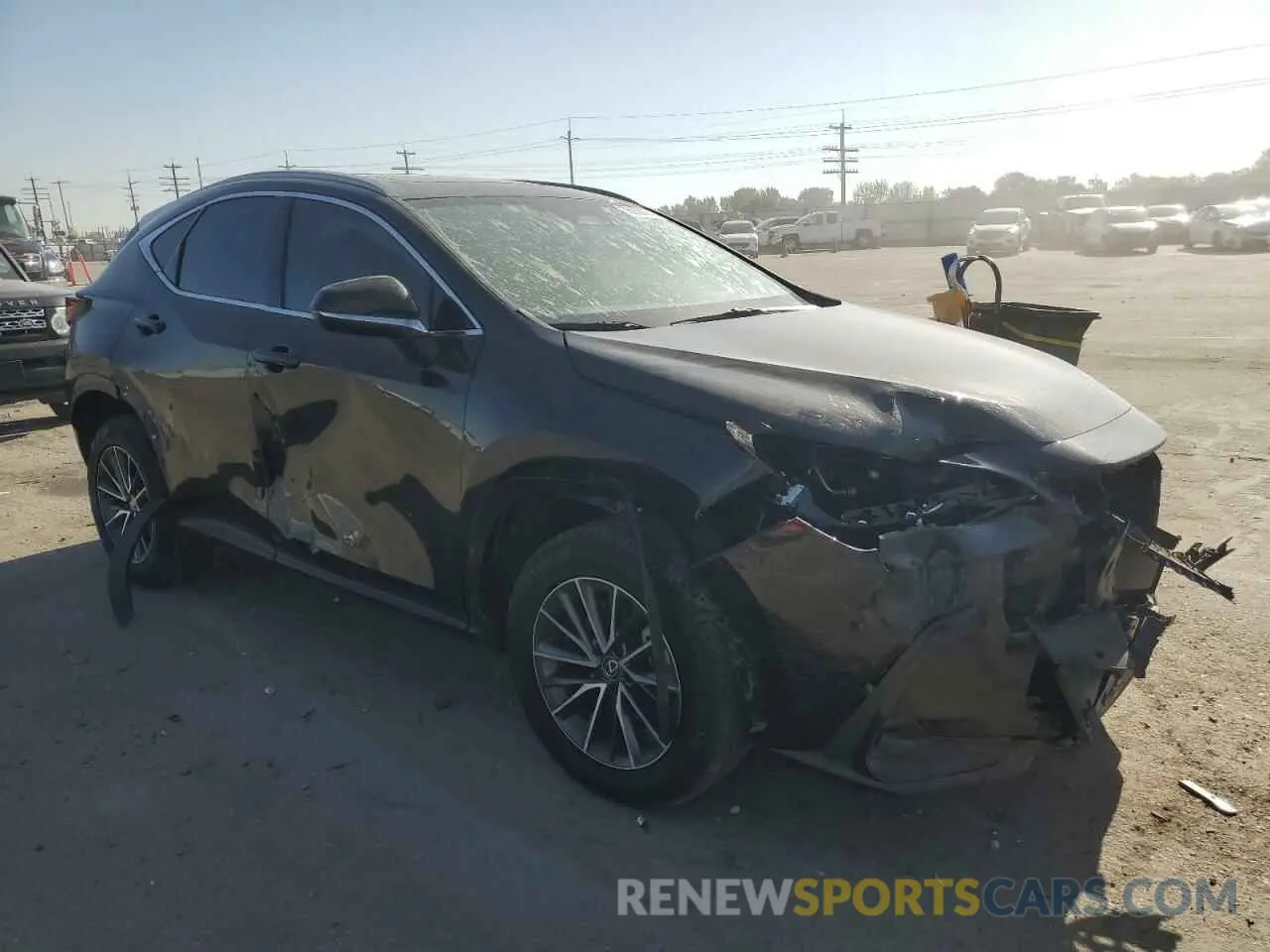 4 Фотография поврежденного автомобиля JTJAKCEZ4N5004552 LEXUS NX 350H 2022
