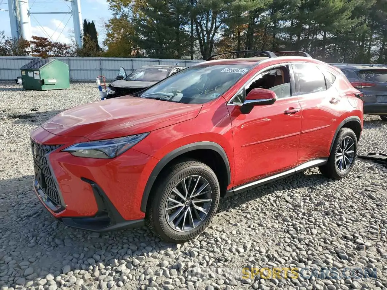1 Photograph of a damaged car 2T2GKCEZ0PC015689 LEXUS NX 350H 2023