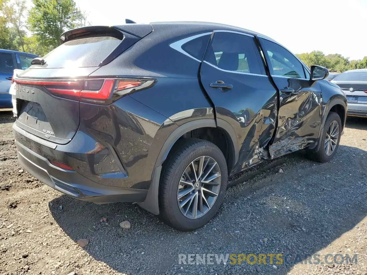 3 Photograph of a damaged car 2T2GKCEZ4PC014027 LEXUS NX 350H 2023