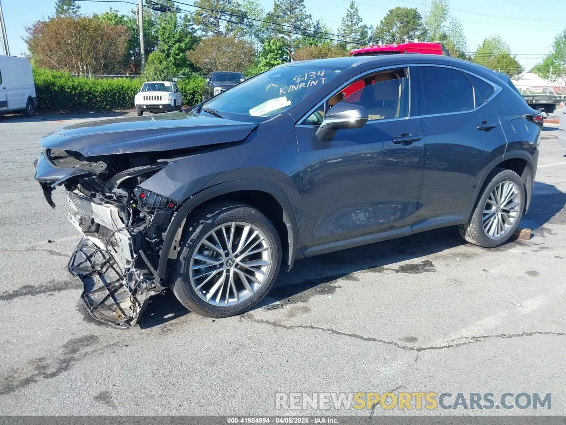 2 Фотография поврежденного автомобиля 2T2GKCEZXPC015134 LEXUS NX 350H 2023
