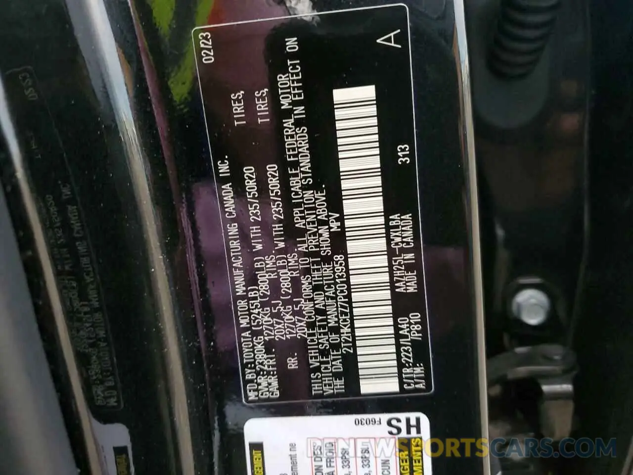 14 Photograph of a damaged car 2T2HKCEZ7PC013958 LEXUS NX 350H 2023