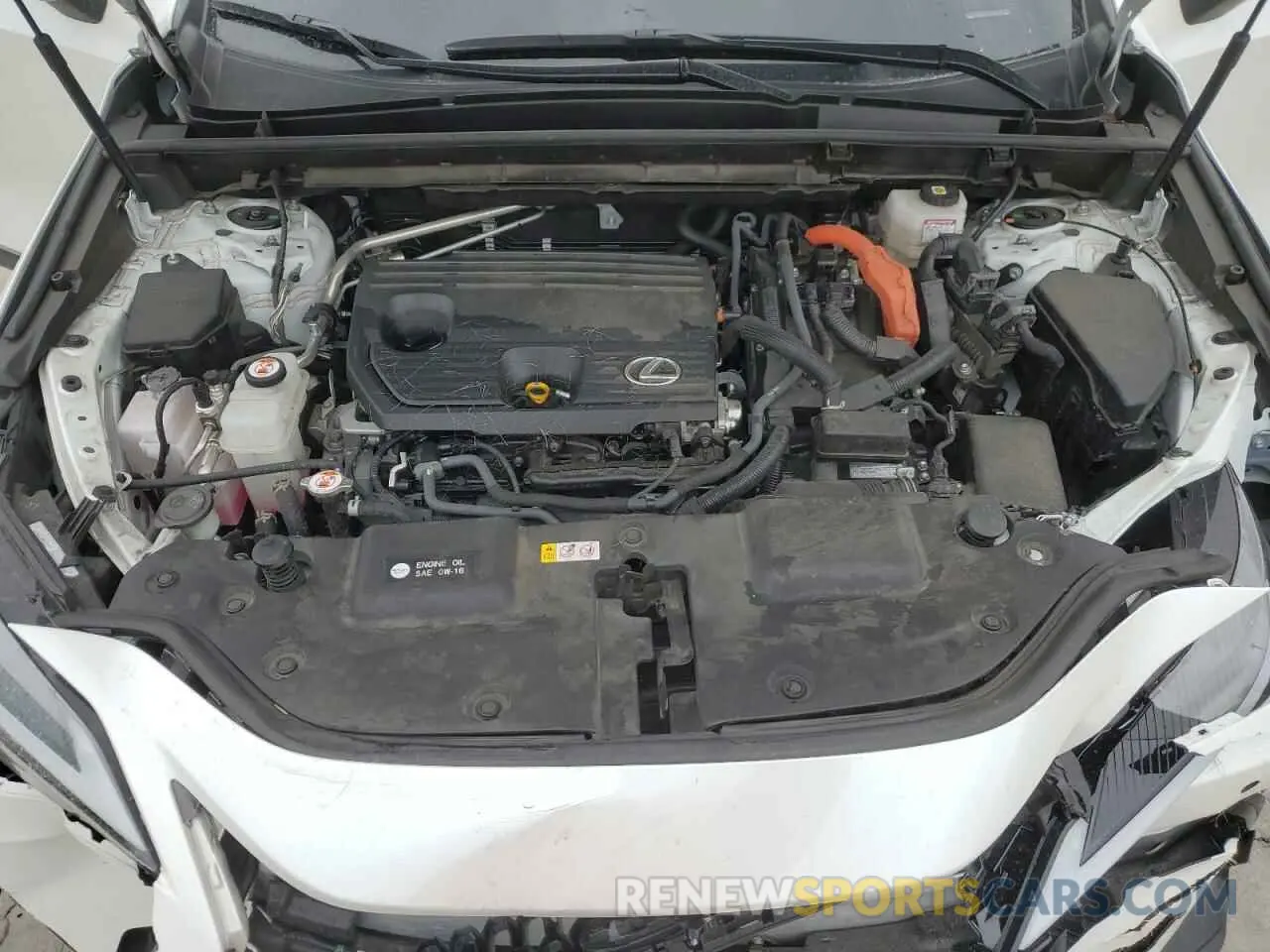 12 Фотография поврежденного автомобиля JTJGKCEZXP2013352 LEXUS NX 350H 2023