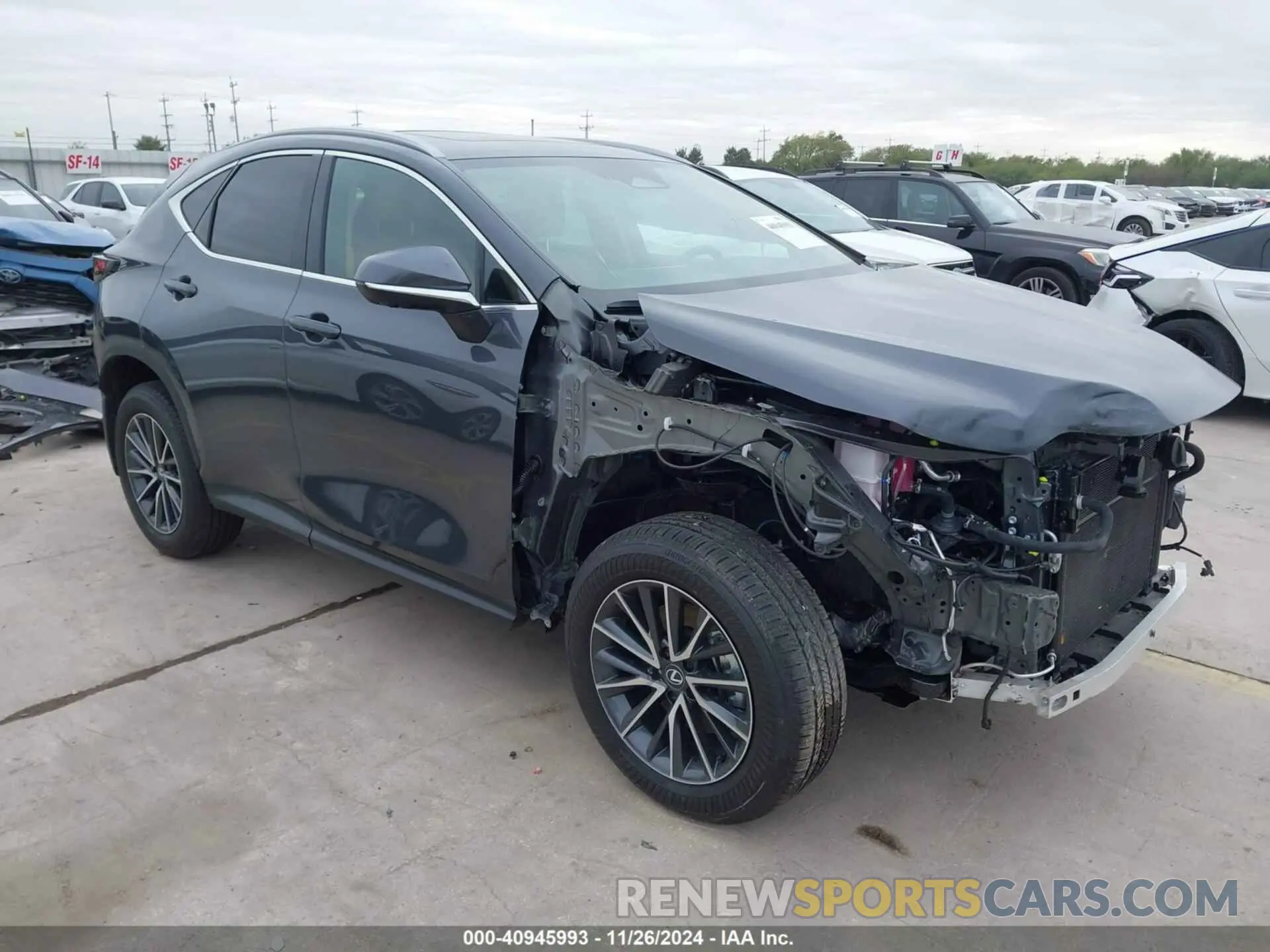 1 Photograph of a damaged car 2T2GKCEZ8SC040932 LEXUS NX 350H 2025