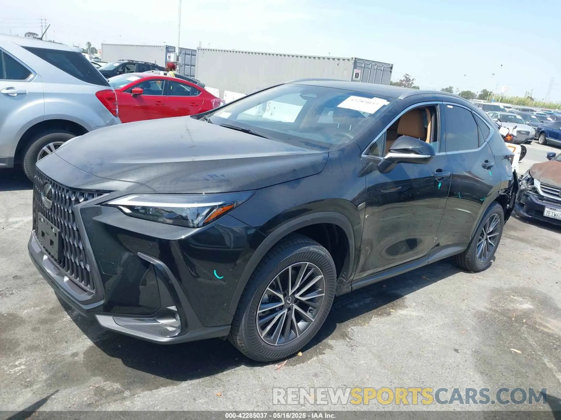 2 Photograph of a damaged car JTJGKCEZXS5034774 LEXUS NX 350H 2025