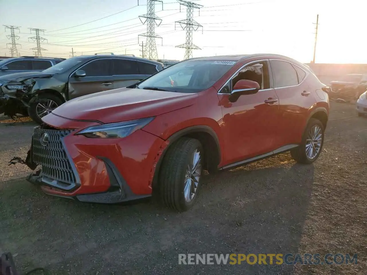1 Photograph of a damaged car 2T2GKCEZ7SC034720 LEXUS NX 350H BA 2025