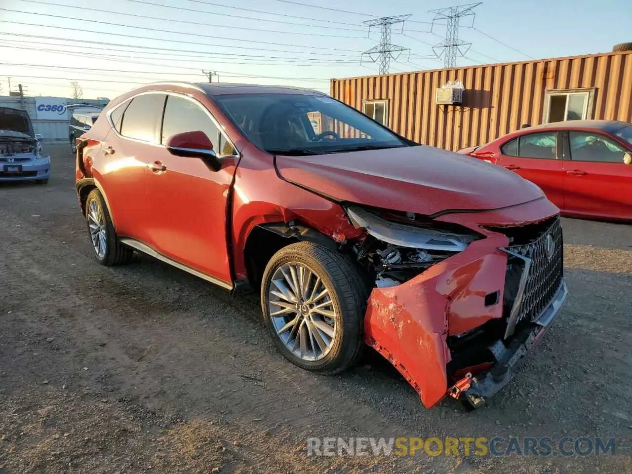 4 Photograph of a damaged car 2T2GKCEZ7SC034720 LEXUS NX 350H BA 2025