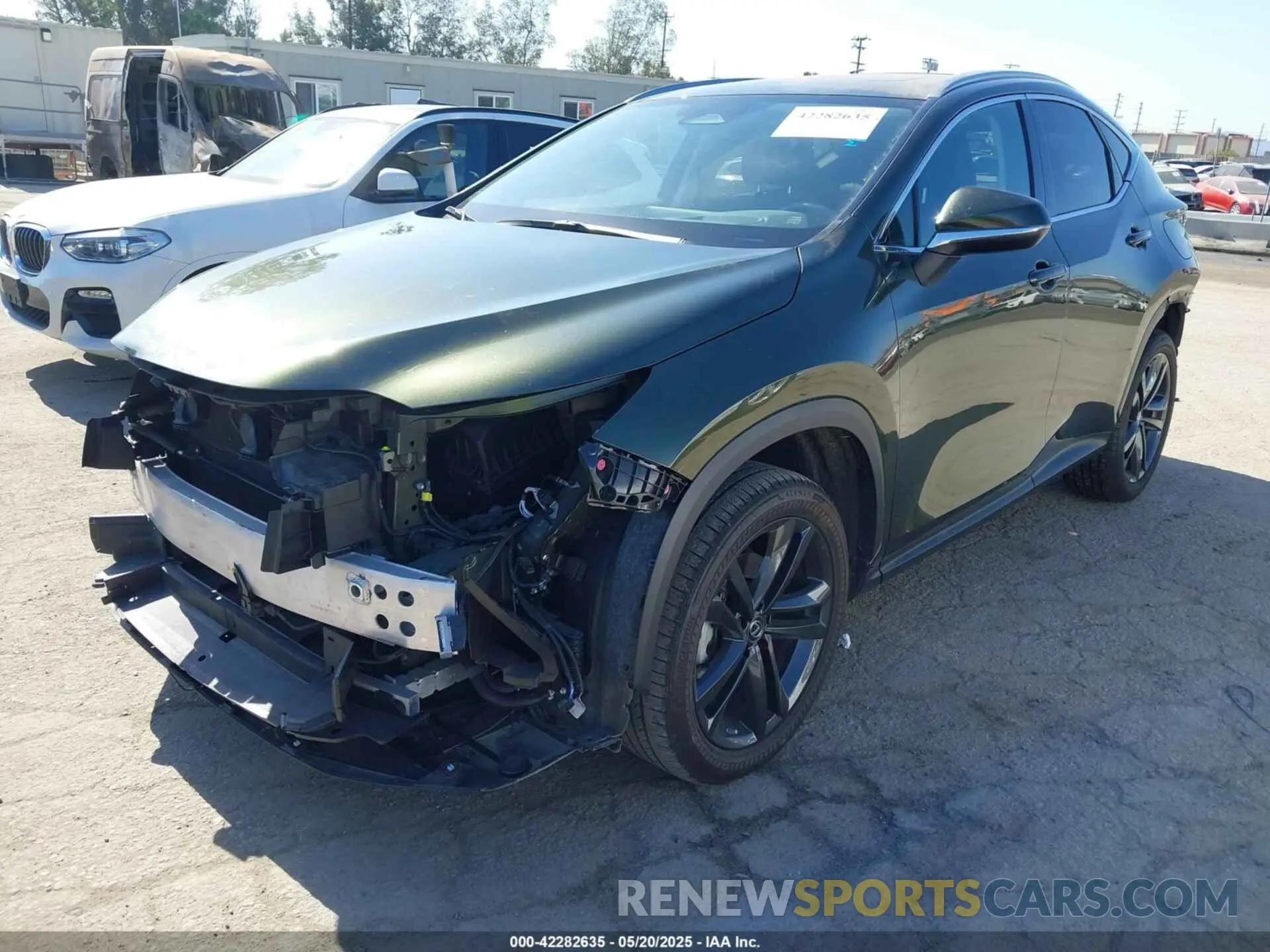 2 Фотография поврежденного автомобиля JTJHKCFZ0P2017929 LEXUS NX 450H+ 2023