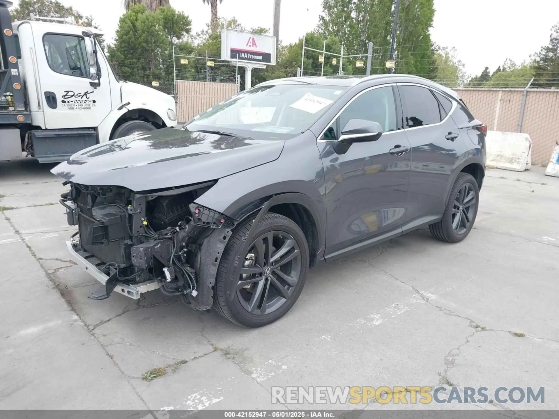 2 Фотография поврежденного автомобиля JTJHKCFZXP2017789 LEXUS NX 450H+ 2023
