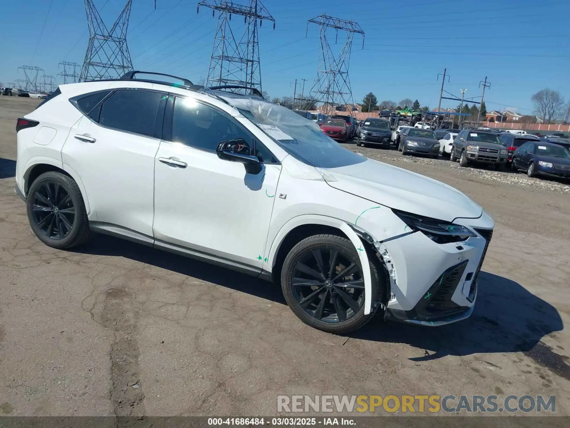 1 Photograph of a damaged car JTJKKCFZ7R2038592 LEXUS NX 450H+ 2024