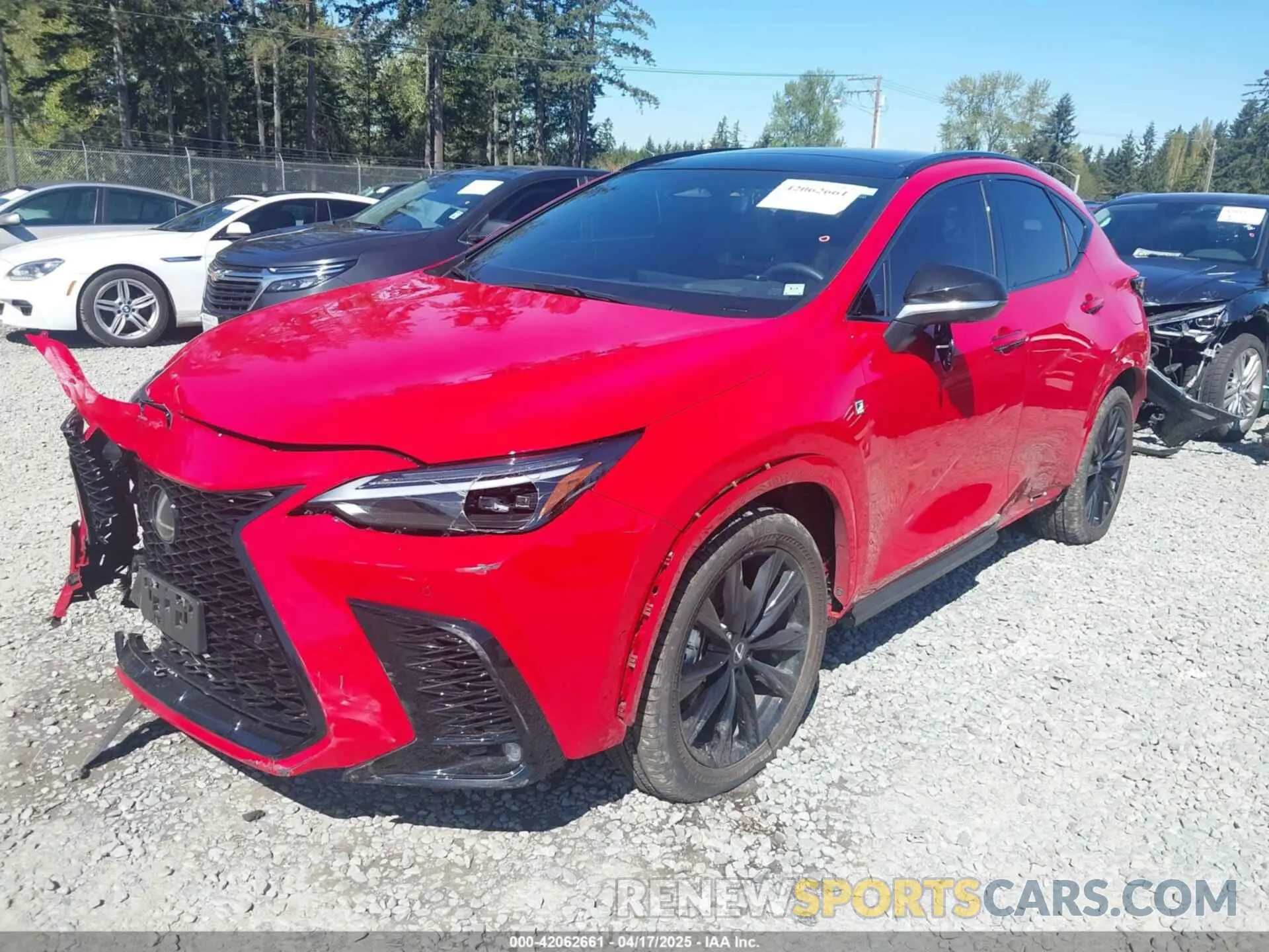 2 Фотография поврежденного автомобиля JTJKKCFZ9S2043833 LEXUS NX 450H+ 2025