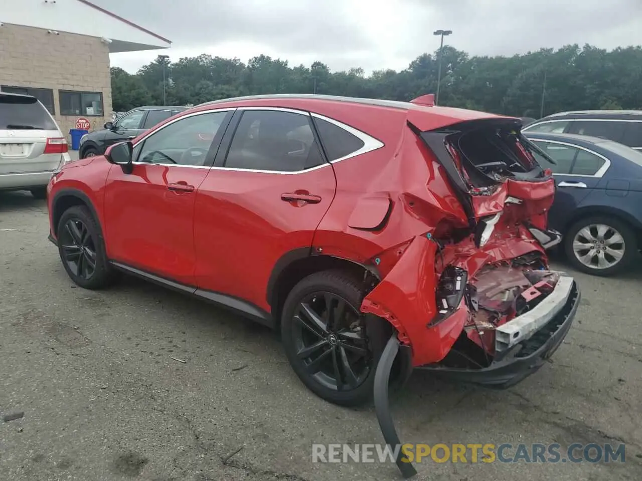 2 Фотография поврежденного автомобиля JTJHKCFZ5R2029481 LEXUS NX 450H LU 2024