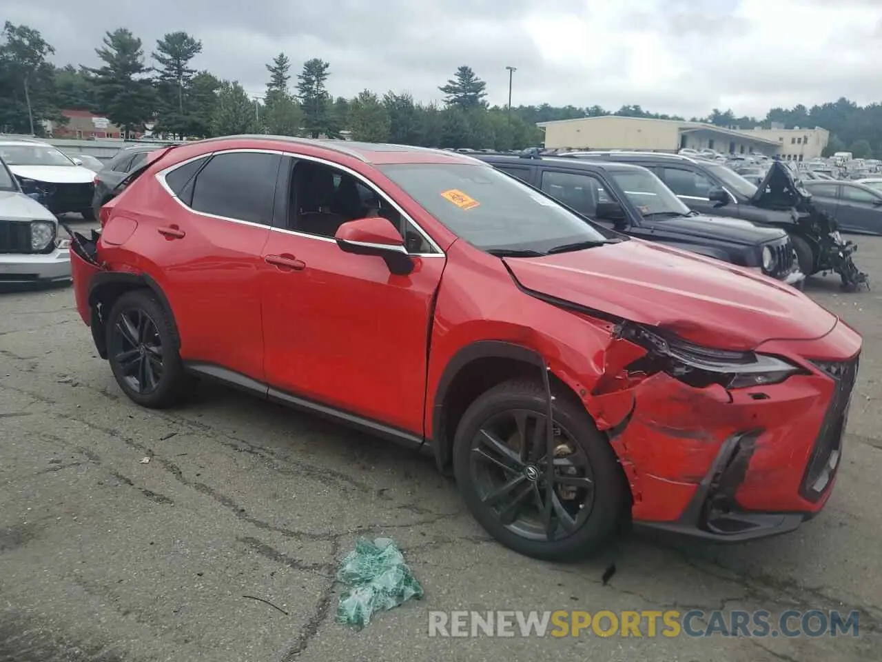 4 Фотография поврежденного автомобиля JTJHKCFZ5R2029481 LEXUS NX 450H LU 2024