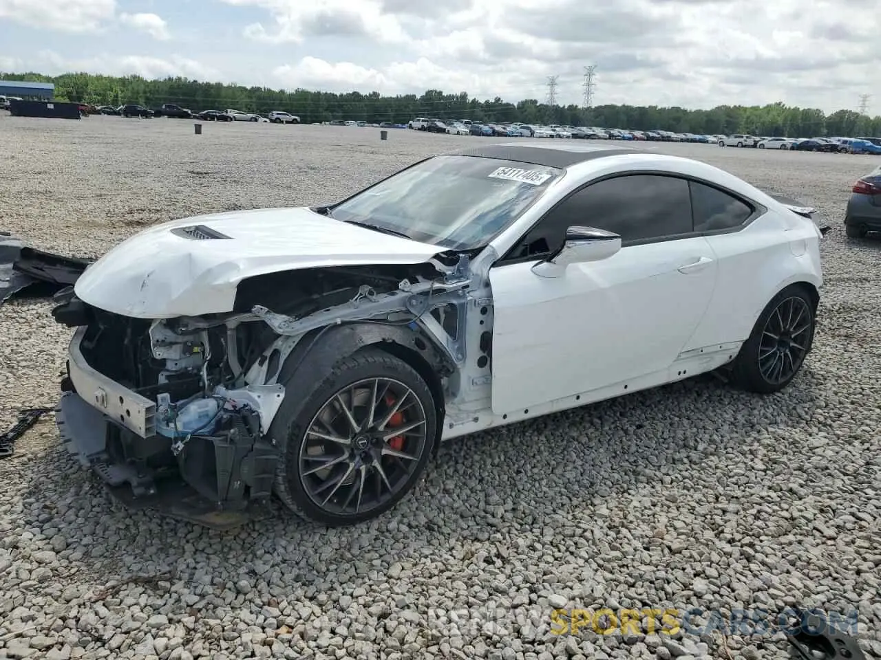 1 Фотография поврежденного автомобиля JTHDP5BC2L5007958 LEXUS RC 2020