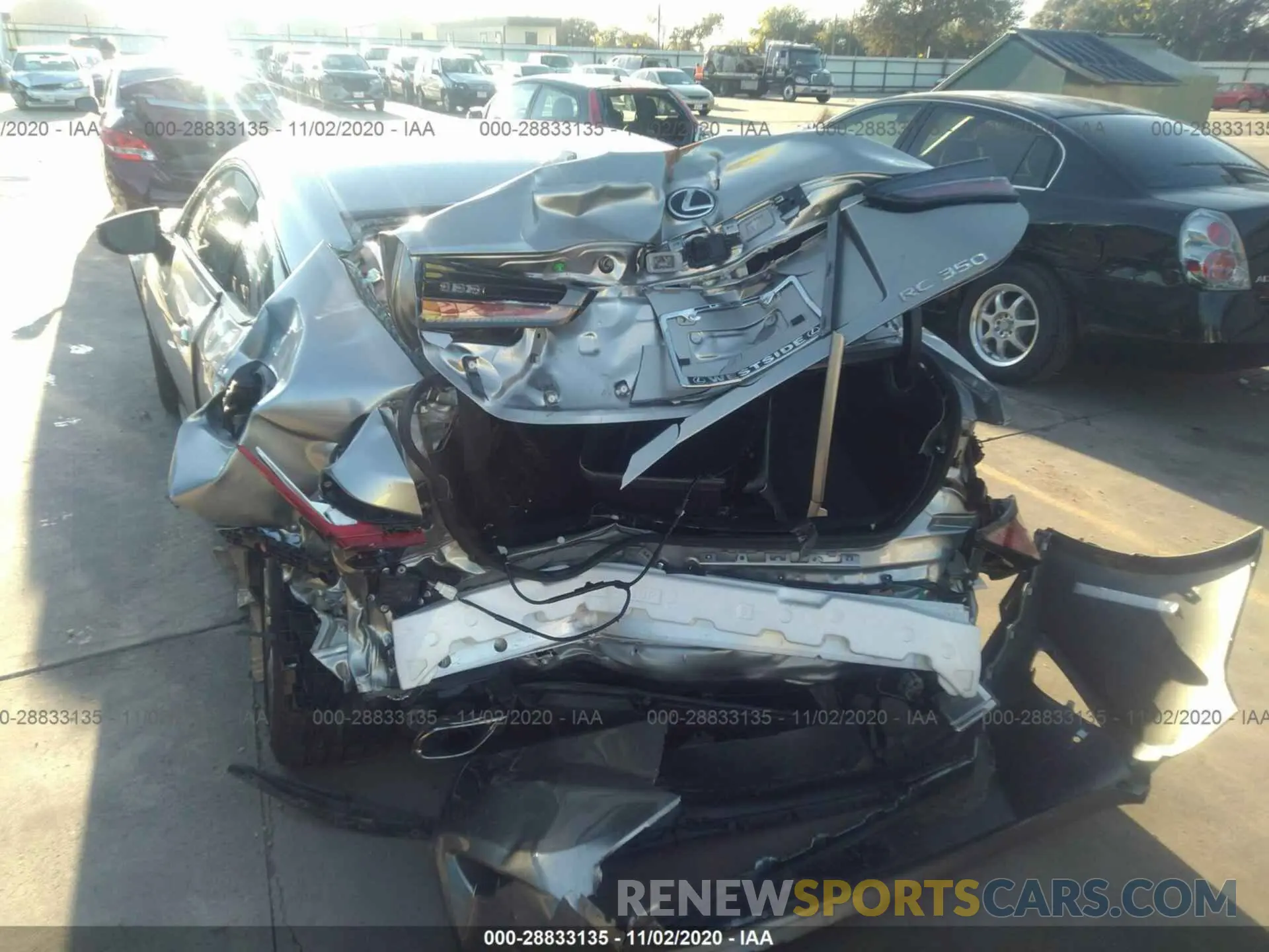 6 Photograph of a damaged car JTHGZ5BC1L5022233 LEXUS RC 2020