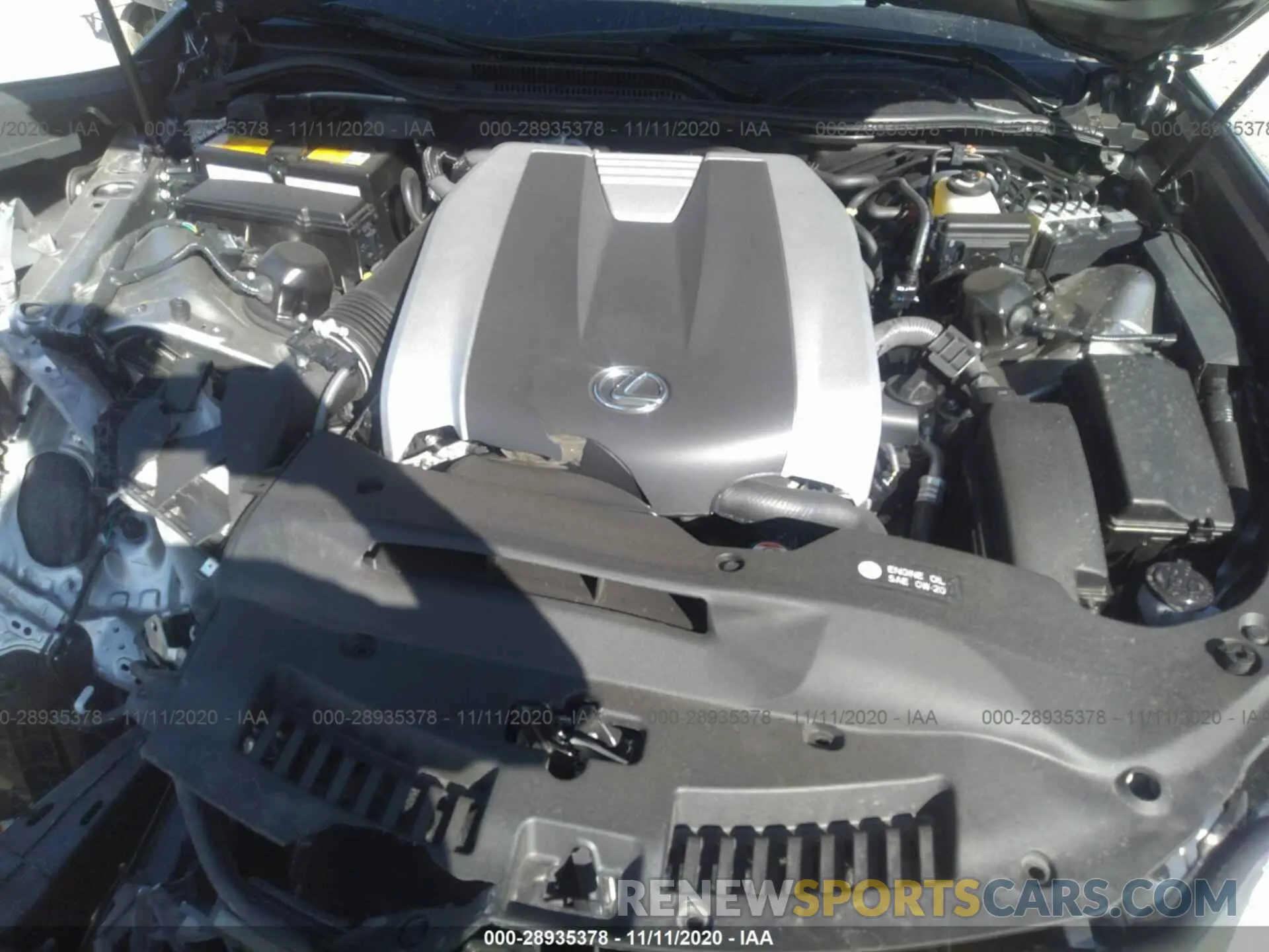 10 Photograph of a damaged car JTHGZ5BC4L5022985 LEXUS RC 2020