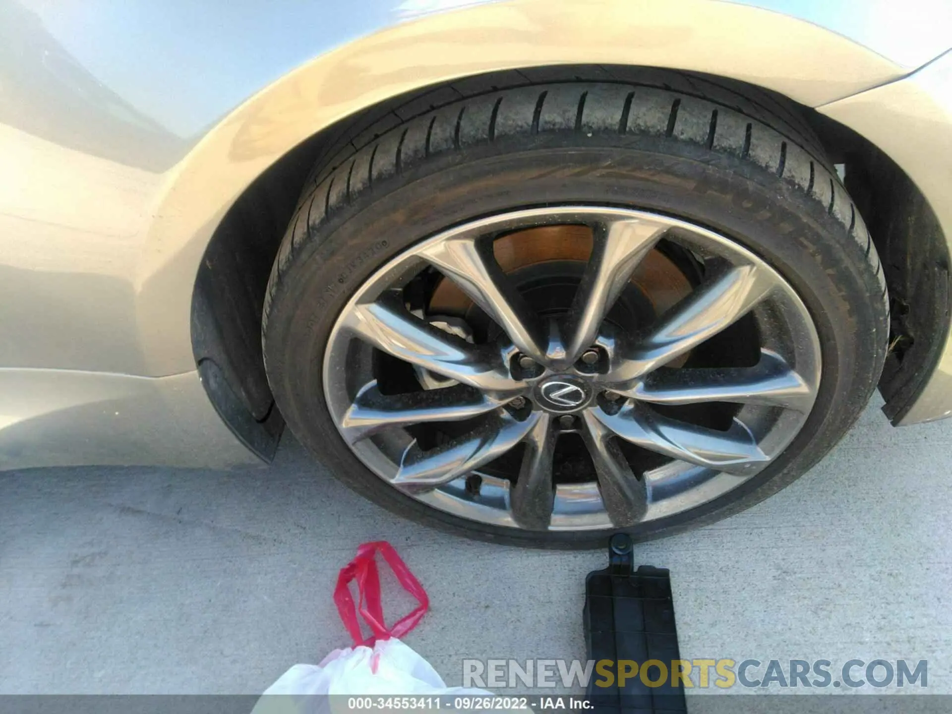 13 Фотография поврежденного автомобиля JTHGA5BC1M5011158 LEXUS RC 2021