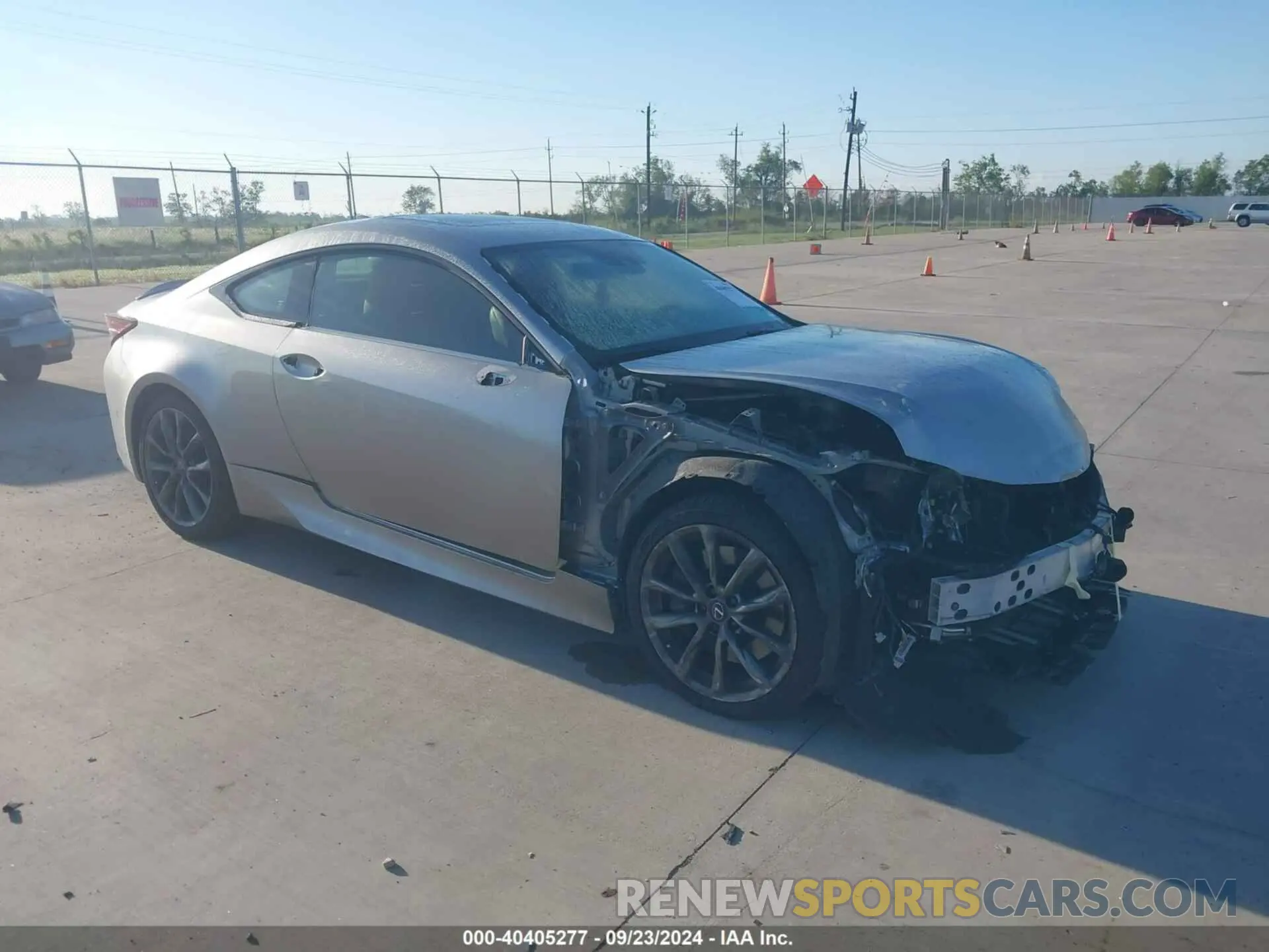 1 Photograph of a damaged car JTHHA5BC0K5009936 LEXUS RC 300 2019