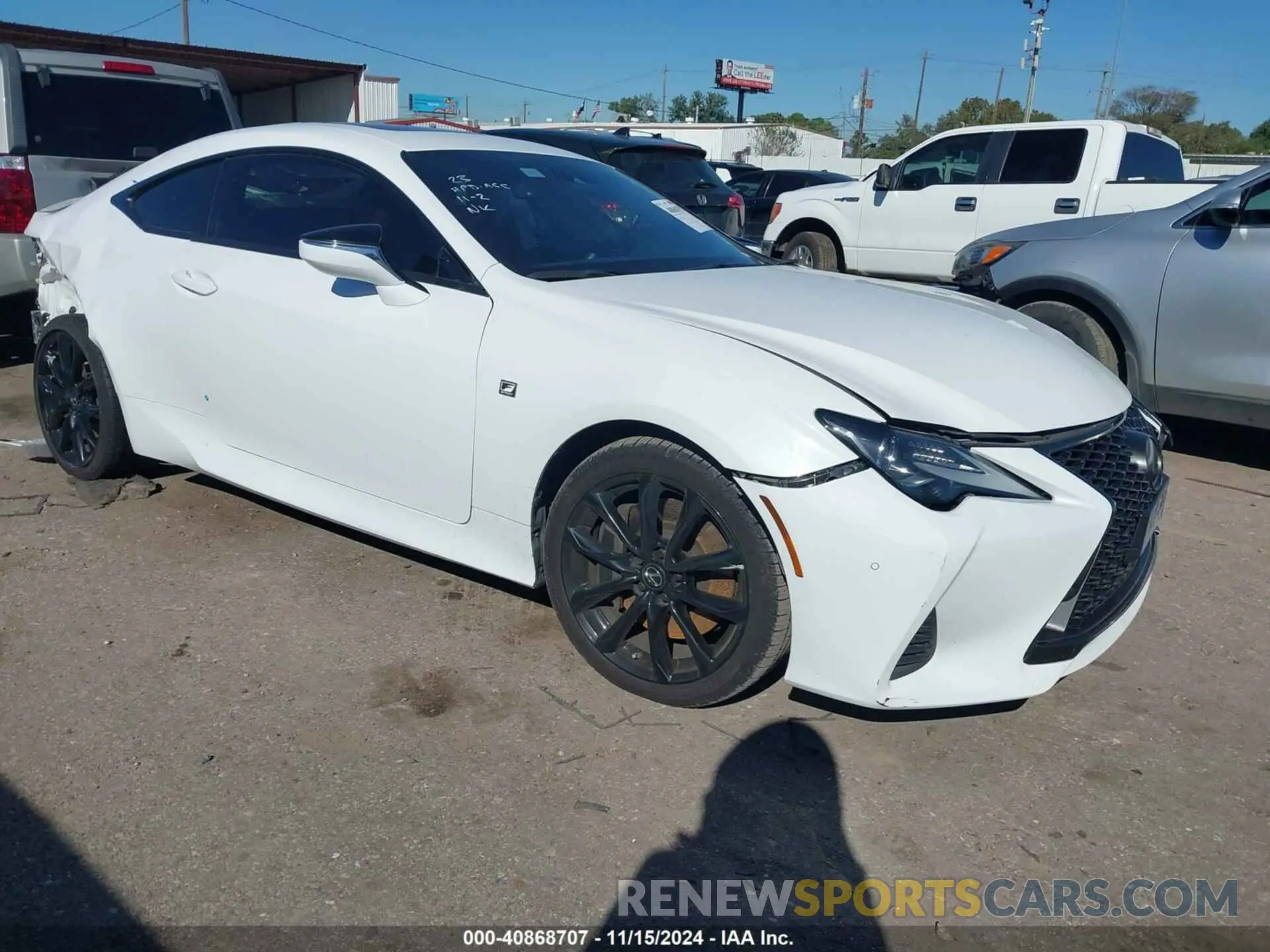 1 Photograph of a damaged car JTHHA5BC7K5010209 LEXUS RC 300 2019