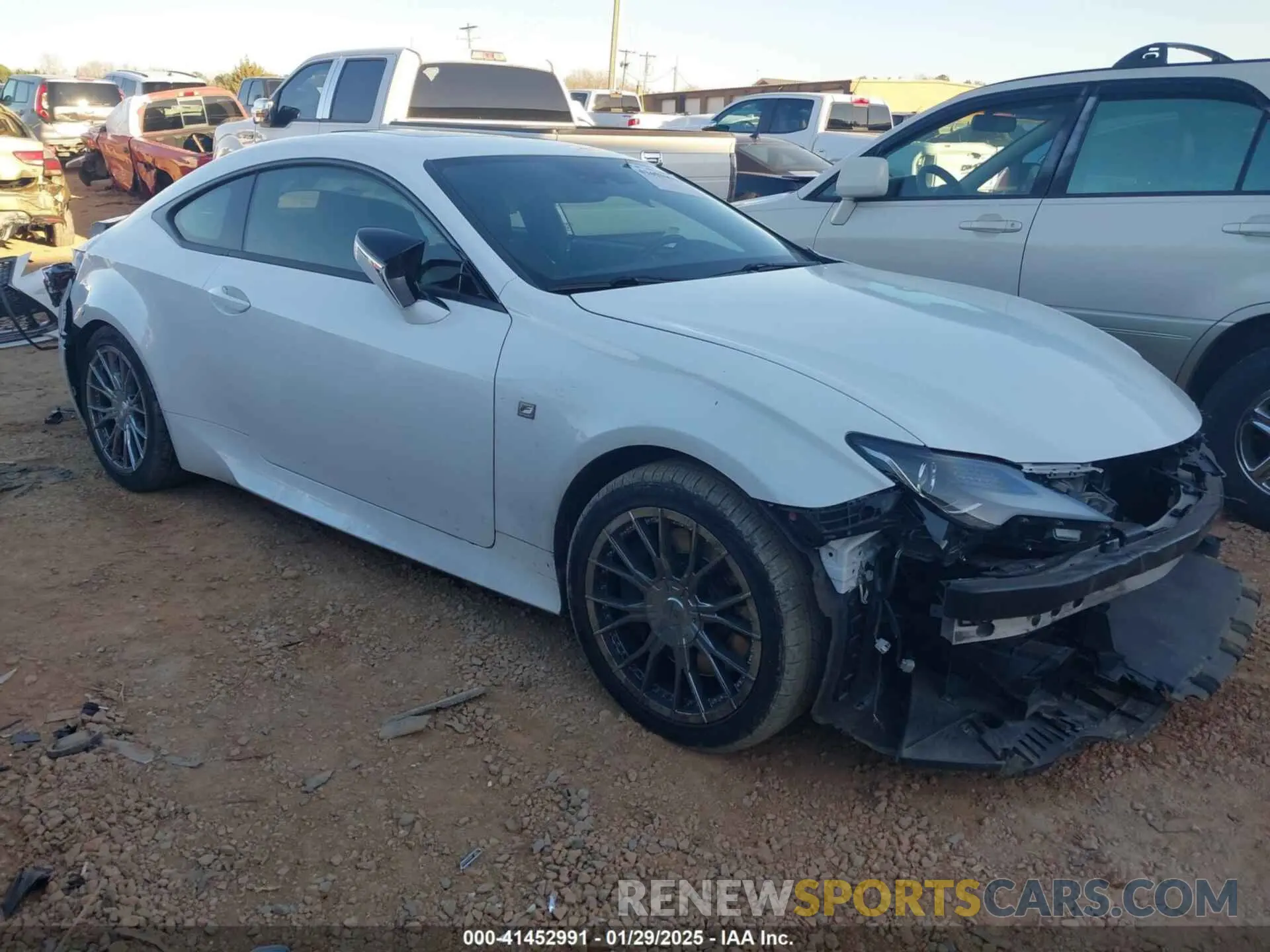 1 Photograph of a damaged car JTHHA5BCXK5010074 LEXUS RC 300 2019