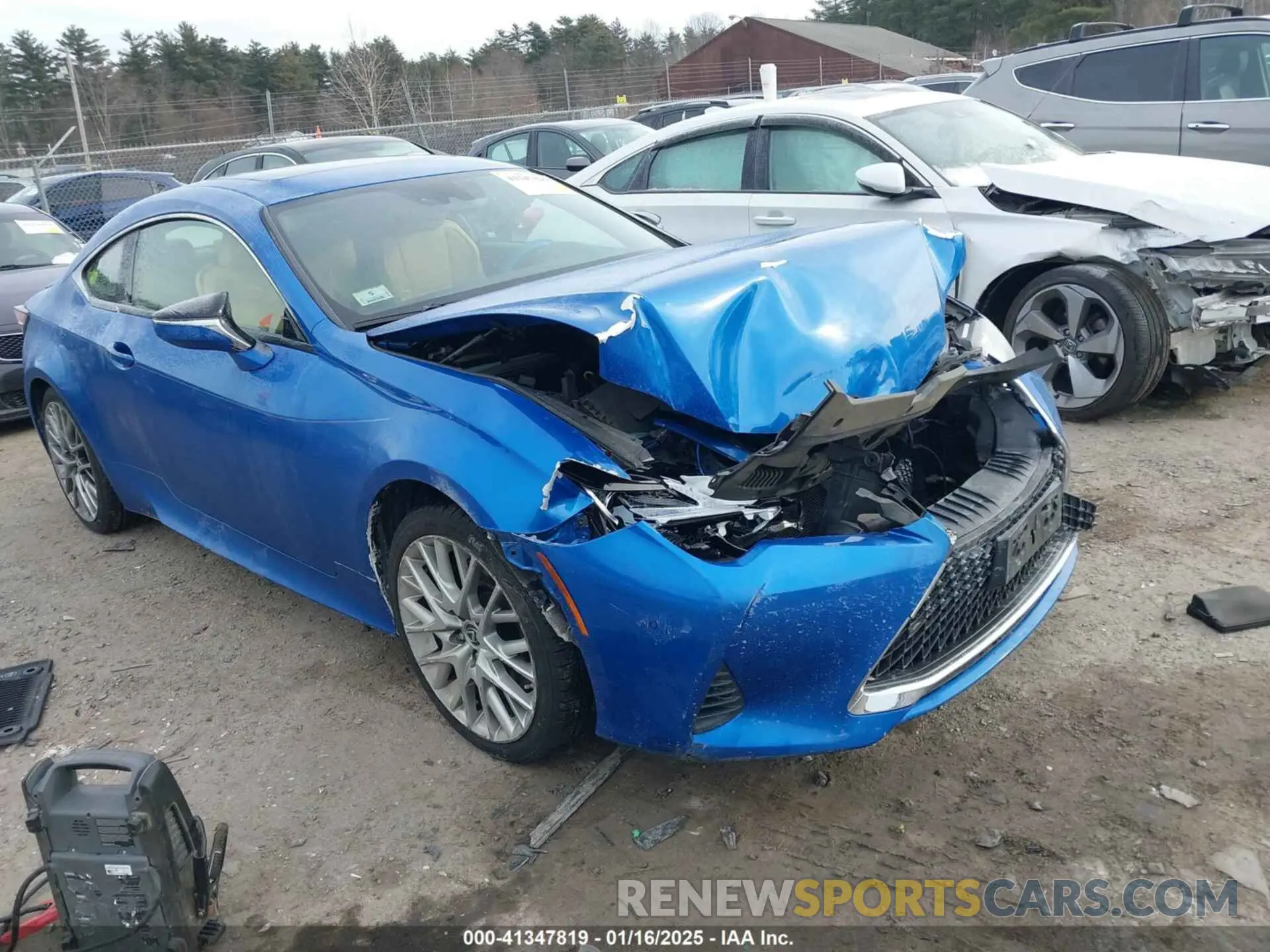 1 Фотография поврежденного автомобиля JTHS85BC6K5004581 LEXUS RC 300 2019