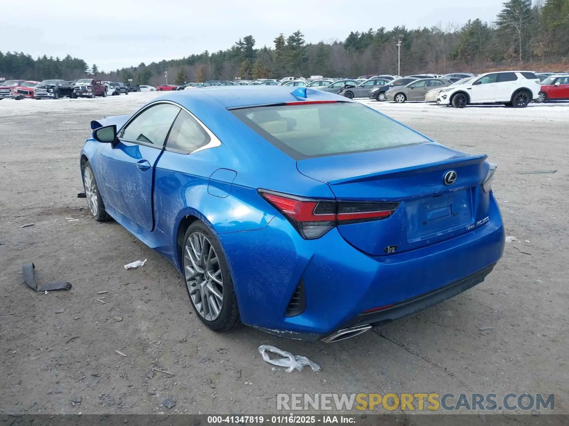 3 Фотография поврежденного автомобиля JTHS85BC6K5004581 LEXUS RC 300 2019